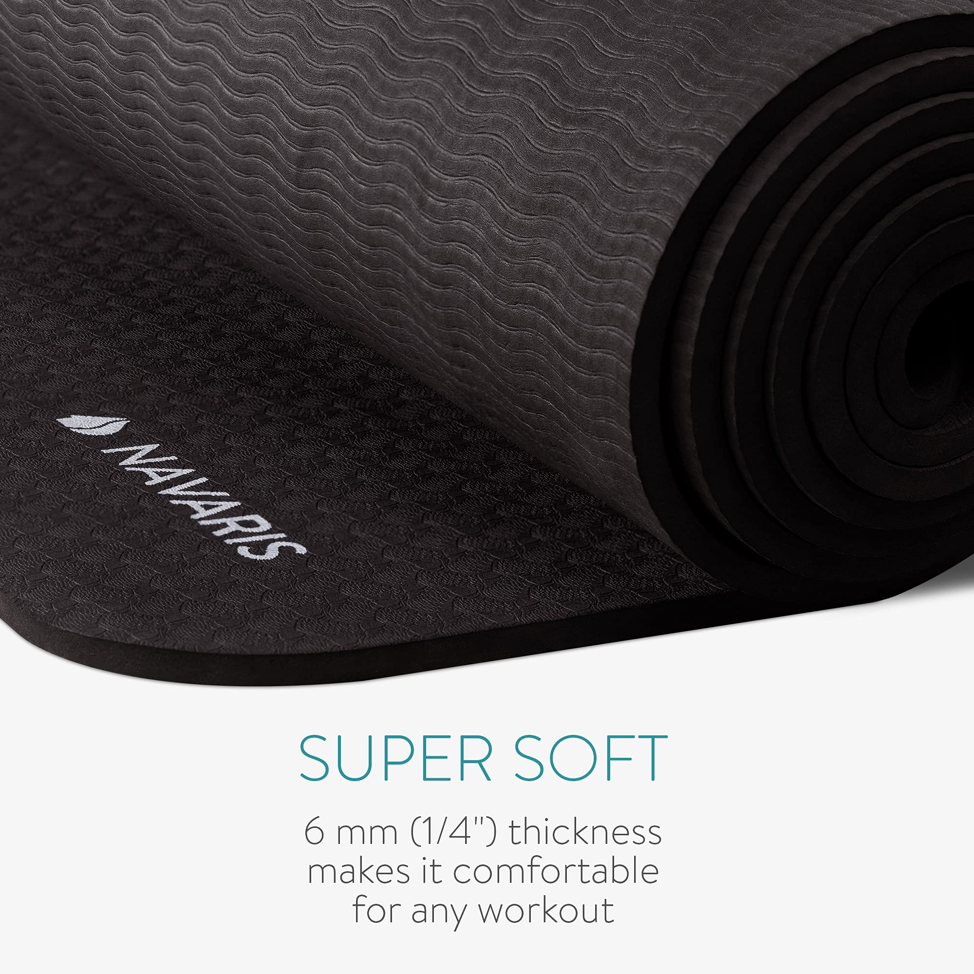 navaris-xxl-yogamatte-180x120cm-fitnessmatte-schwarz-rutschfest image 4