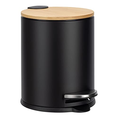 navaris-beauty-5l-m-lleimer-bambus-schwarz-treteimer image 8