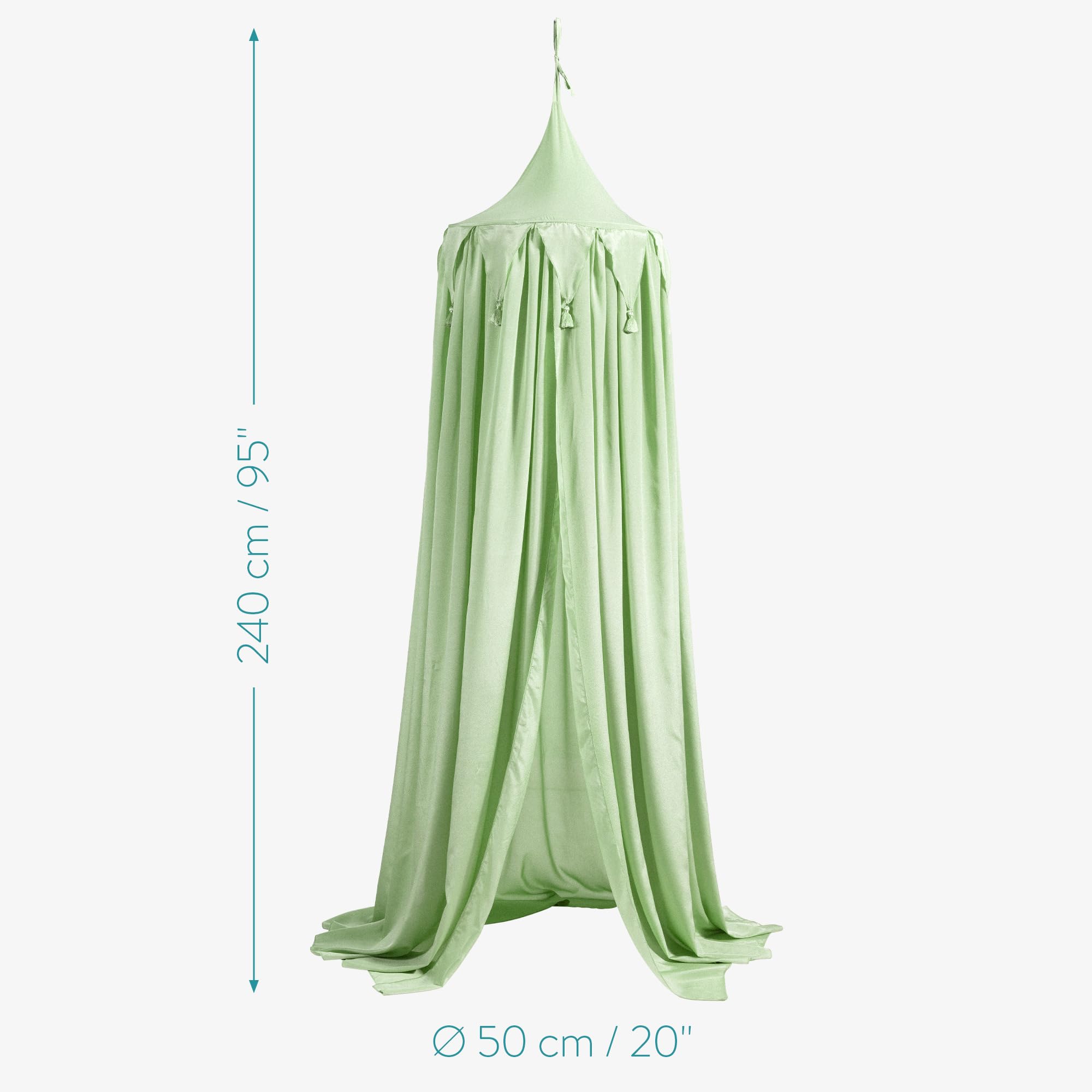 navaris-baldachin-betthimmel-240x50-cm-mintgr-n-m-ckenschutz image 4