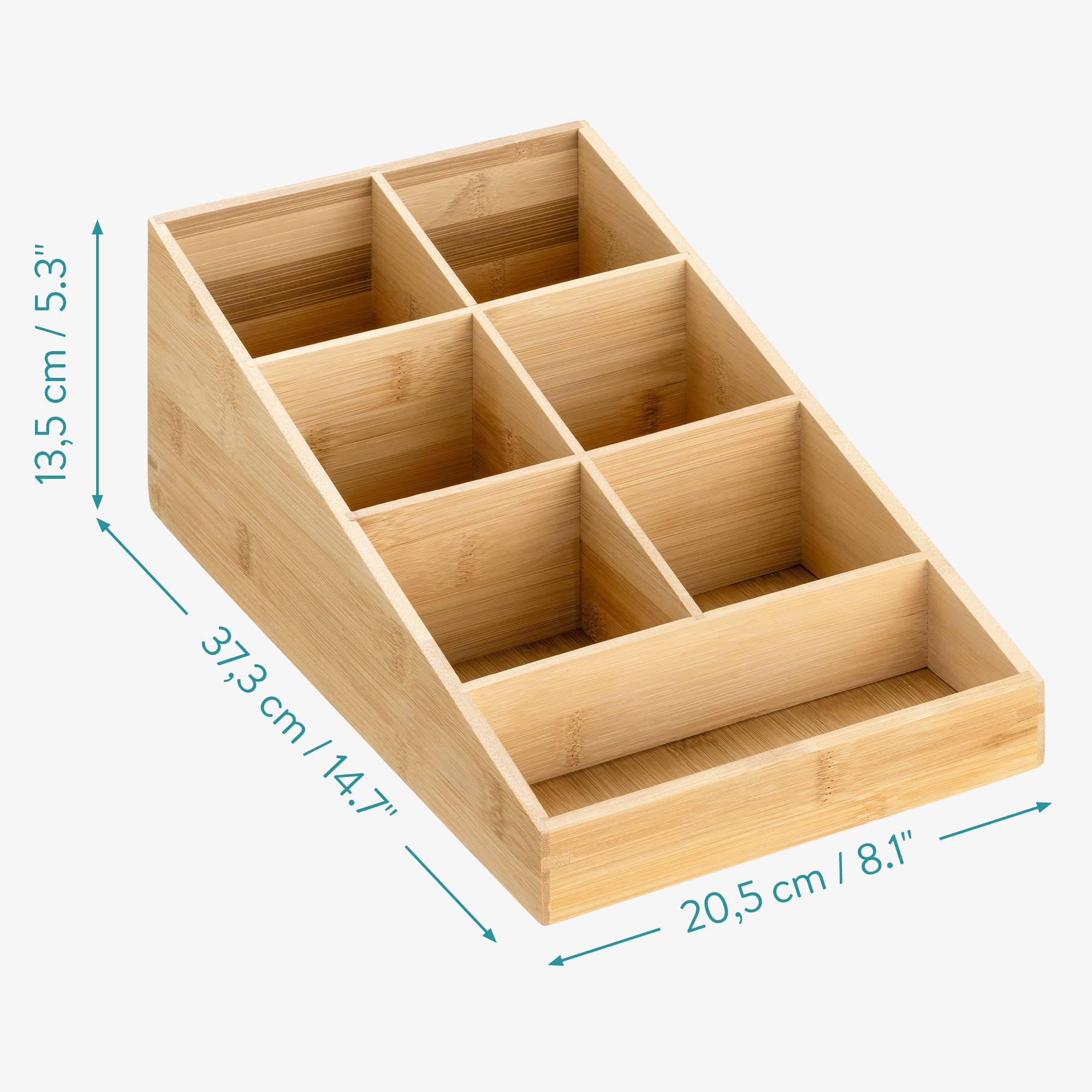 navaris-kaffee-organizer-bambus-7-f-cher-kaffeebar image 4