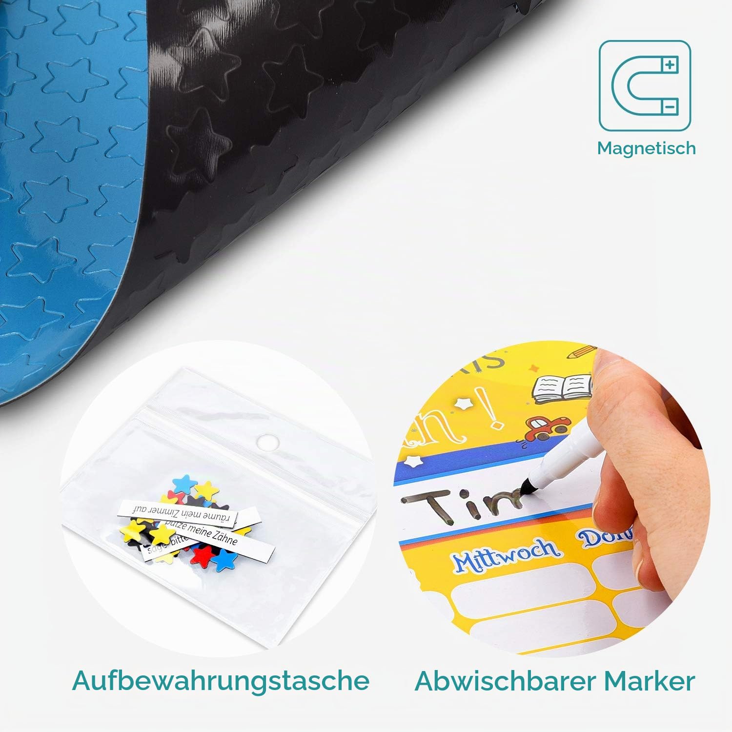 navaris-belohnungstafel-magnetisch-40x32cm-250-sterne-kinder-2 image 3