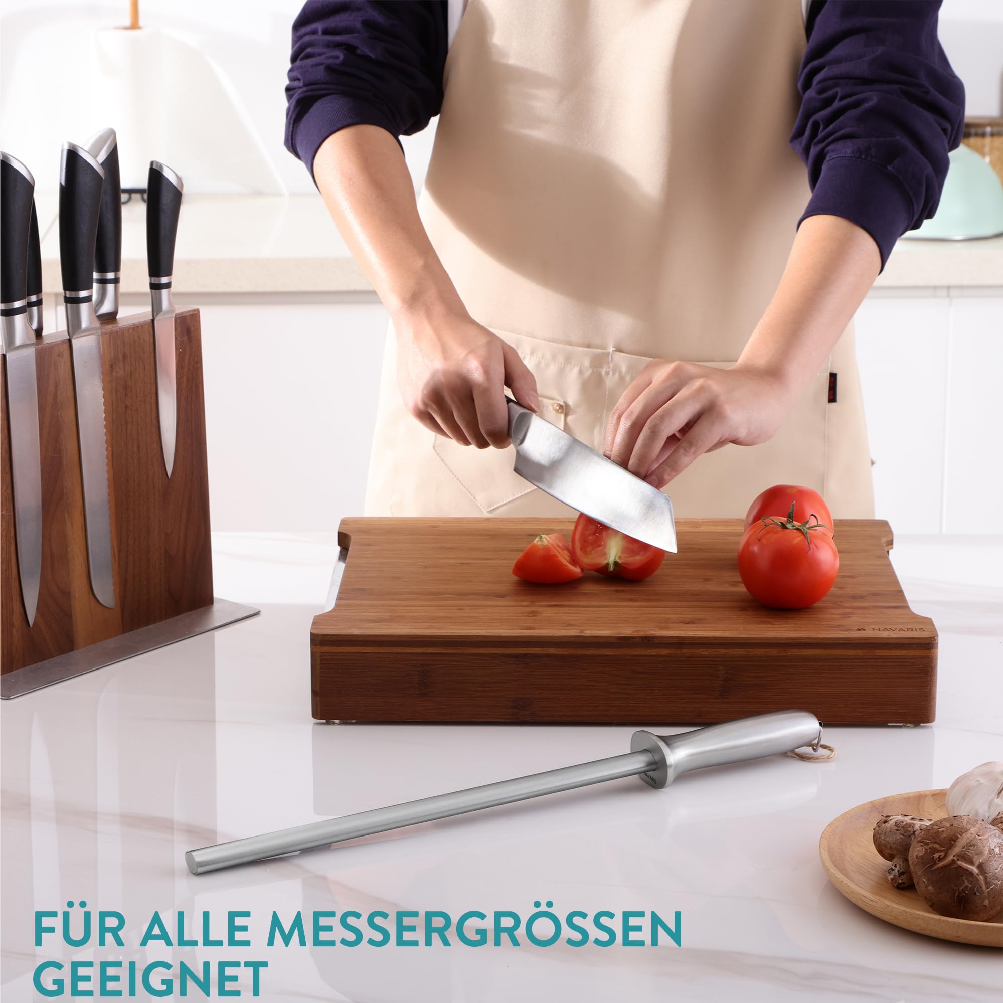 navaris-kitchen-wetzstahl-43-cm-diamant-messersch-rfer-silber image 5