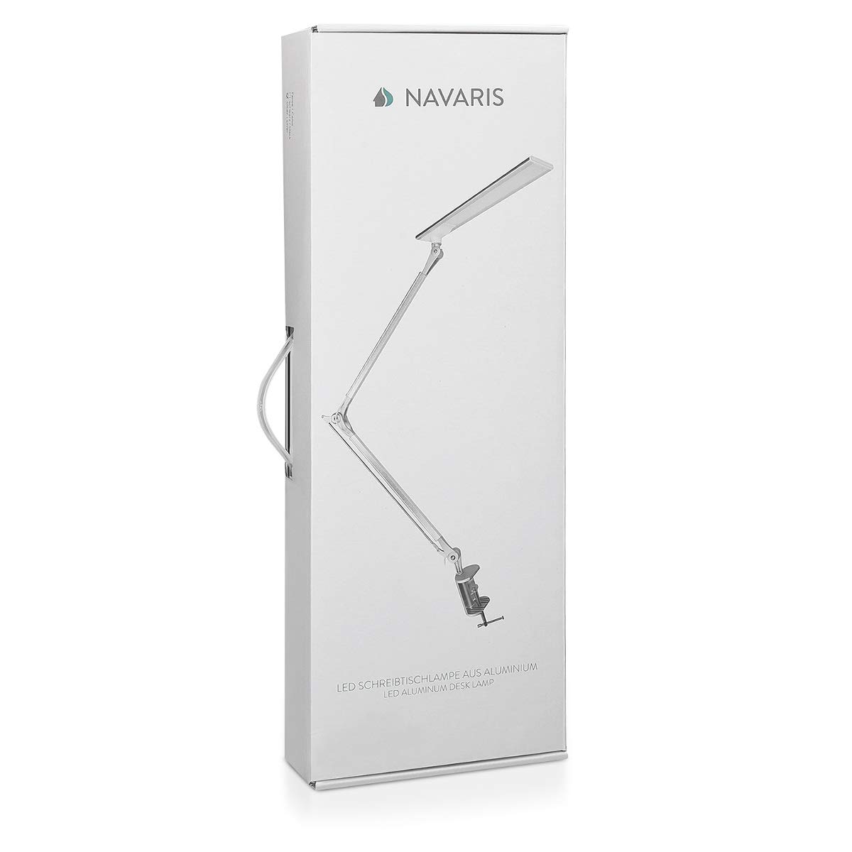 navaris-led-schreibtischlampe-silber-klemmleuchte-dimmbar-10w image 7