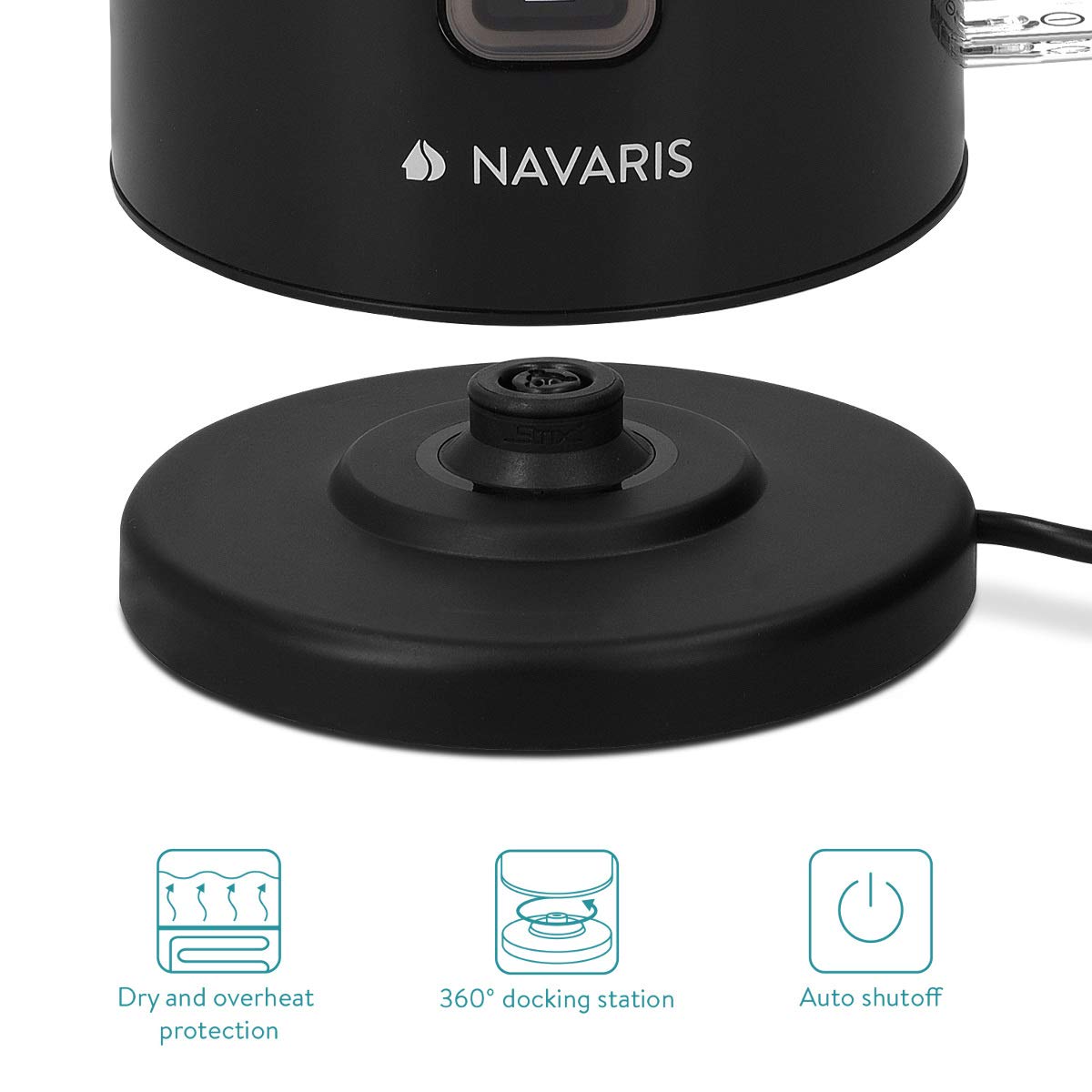 navaris-kitchen-edelstahl-wasserkocher-1-7-l-schwarz-2200-watt image 6