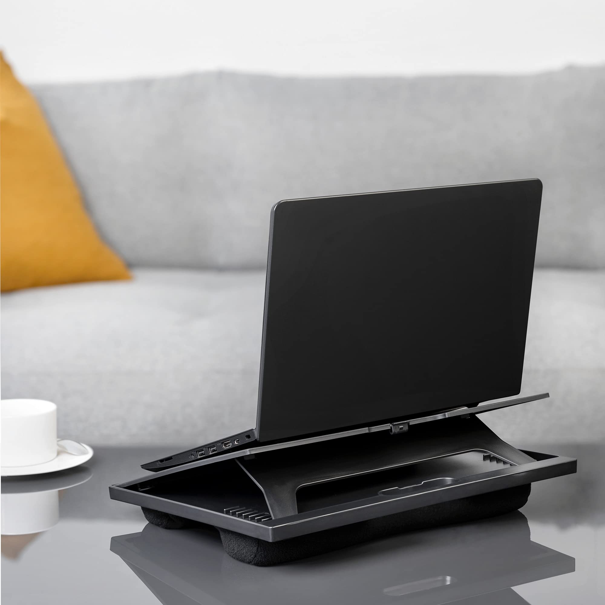 navaris-laptop-tisch-bett-schwarz-kissen-8-stufen-verstellbar image 8
