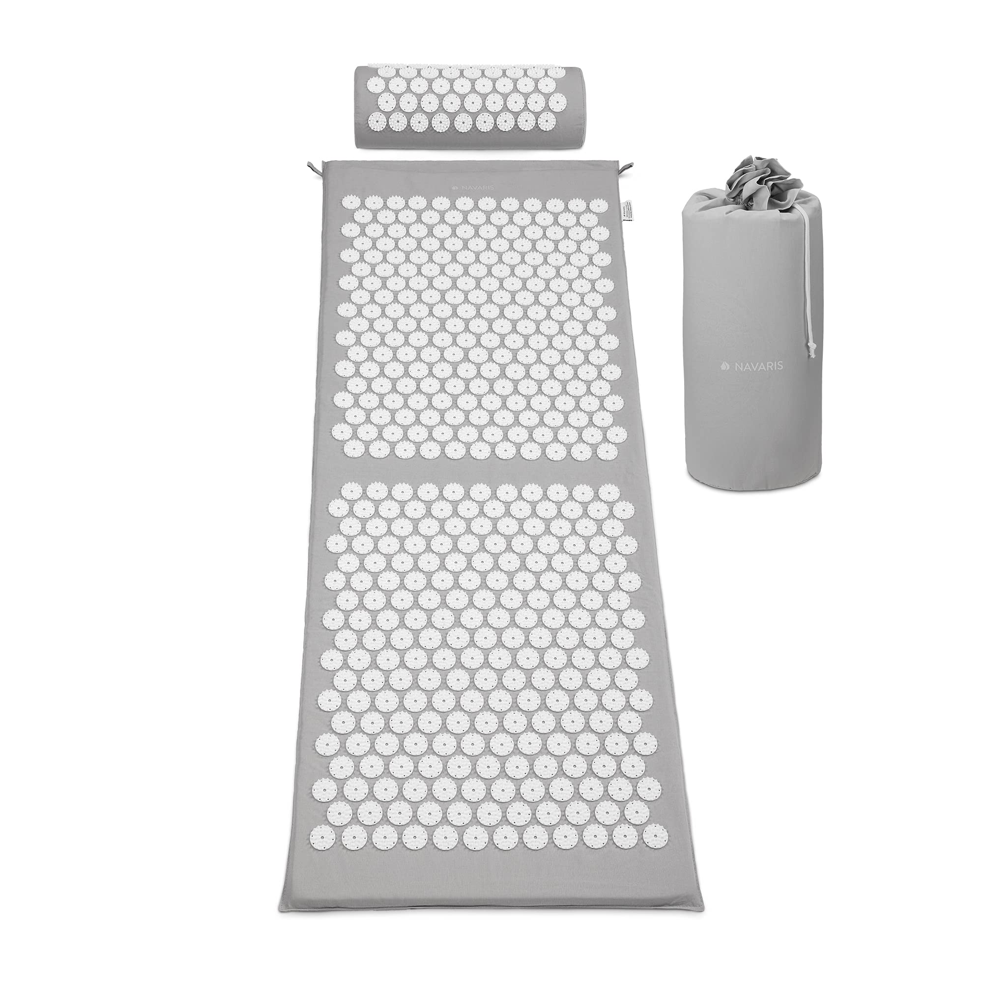 navaris-sport-wellness-akupressur-set-matte-kissen-hellgrau-2 image 7