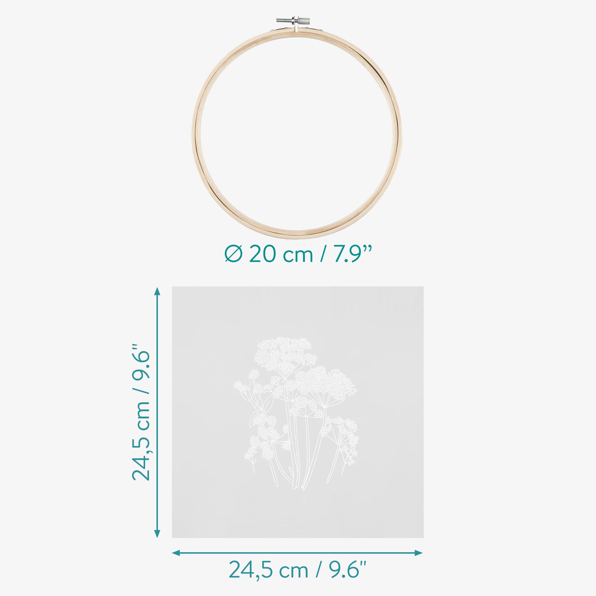 navaris-stickset-blumen-3er-set-anf-nger-transparent-20-cm image 6