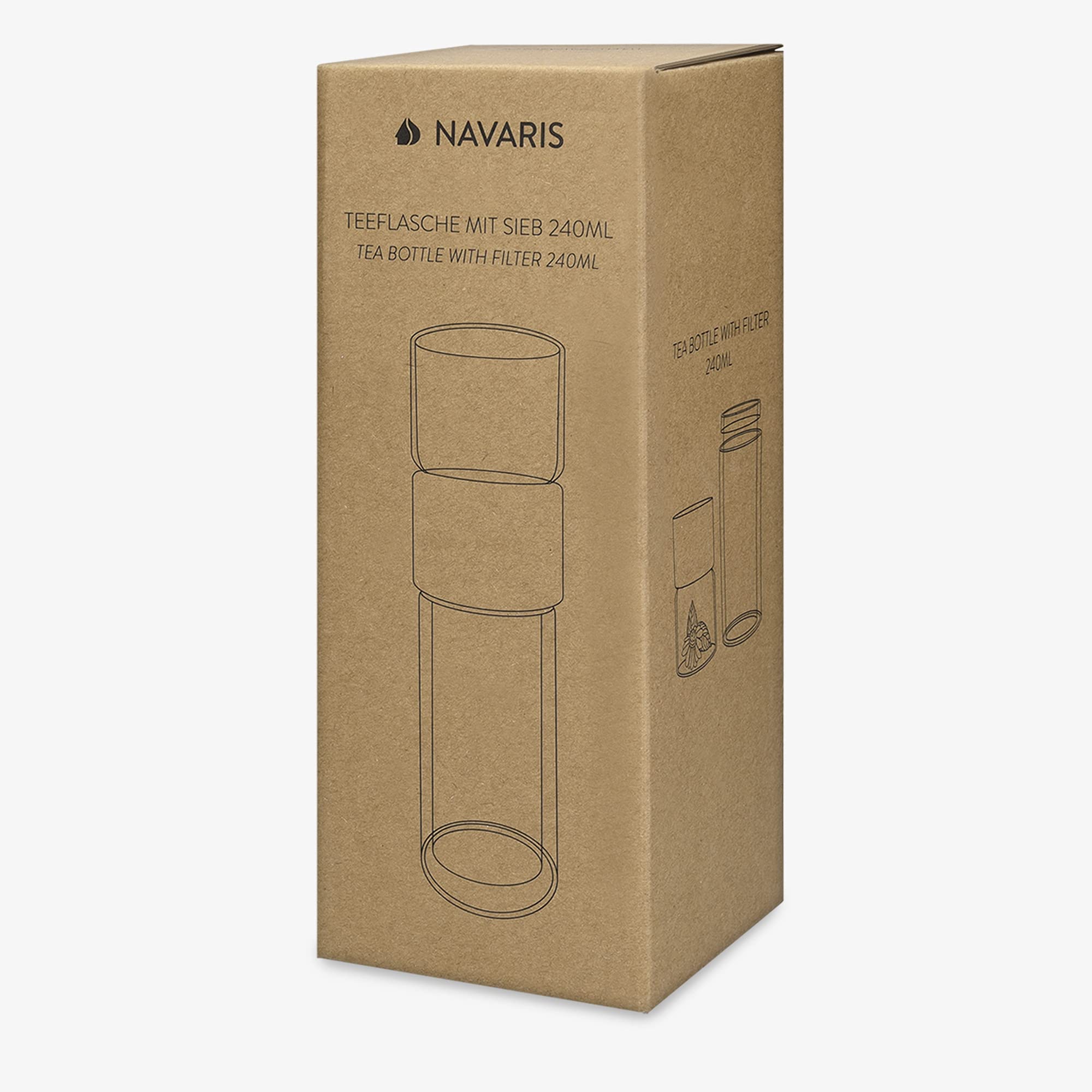 navaris-kitchen-teeflasche-glas-240-ml-mit-edelstahl-sieb image 7