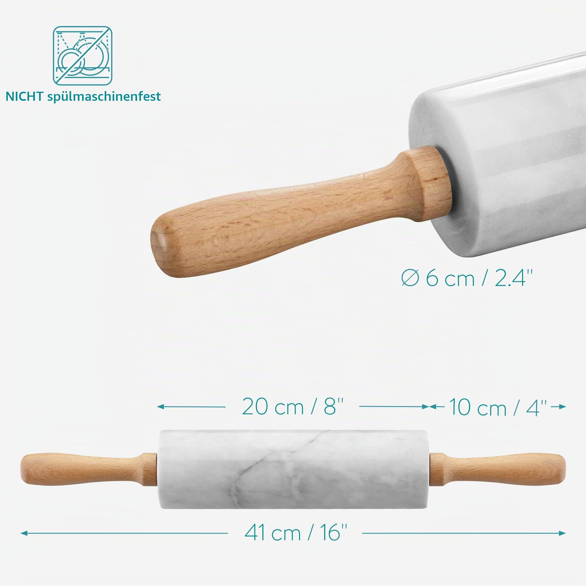 navaris-kitchen-teigrolle-marmor-wei-mit-halter-41-cm image 6