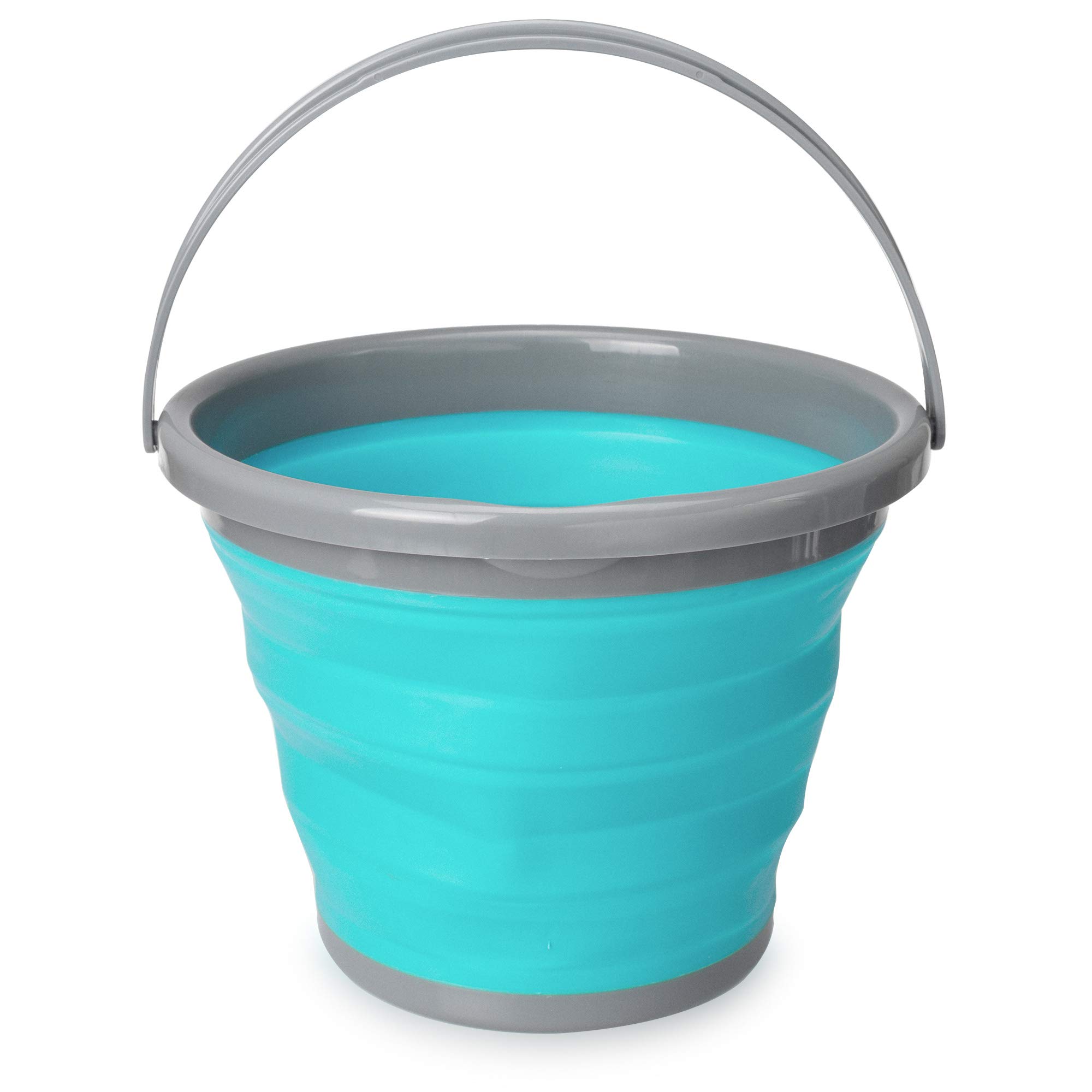 navaris-falteimer-10-l-faltbar-blau-grau-tpr image 5