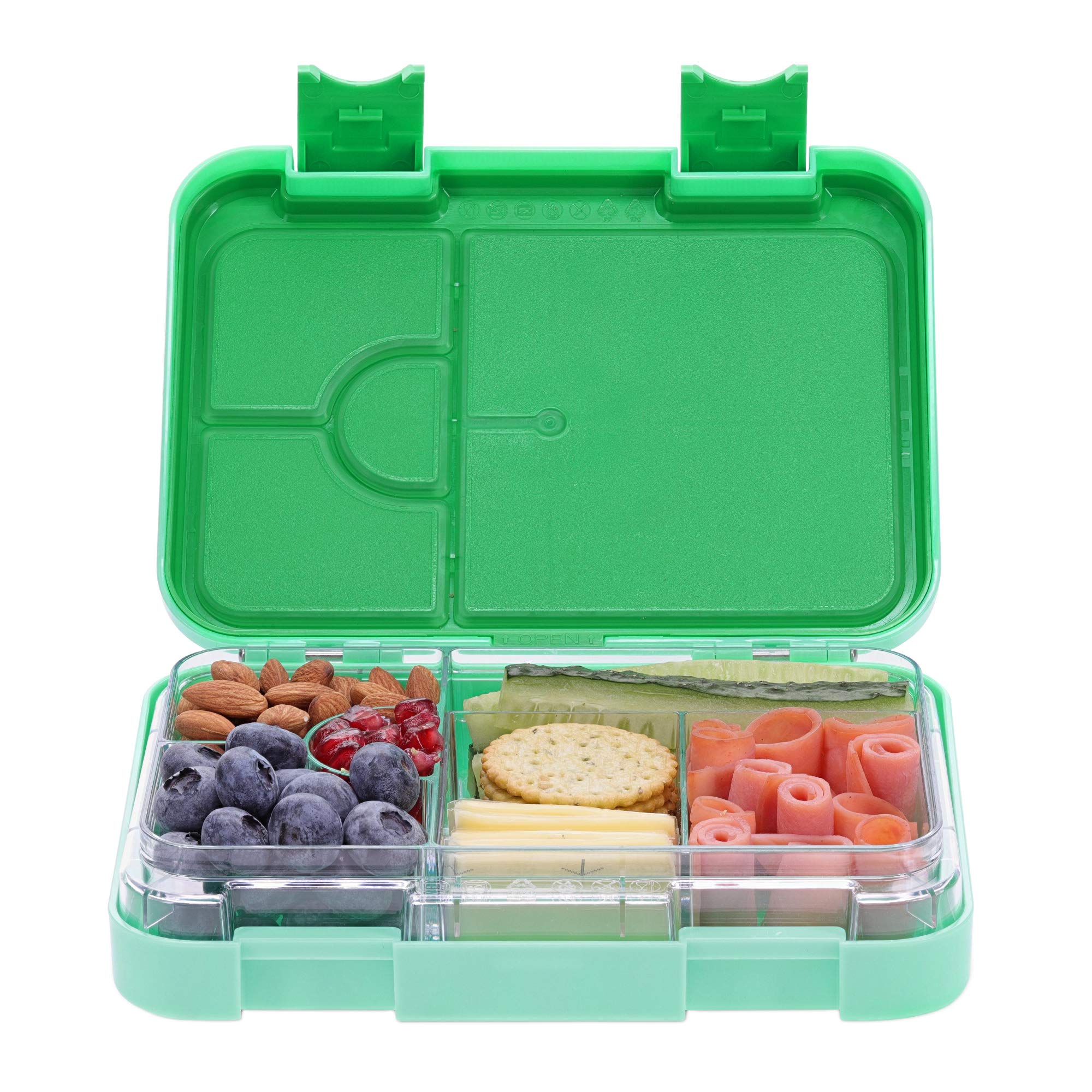 navaris-bento-box-brotdose-gr-n-mit-6-f-chern-auslaufsicher image 8