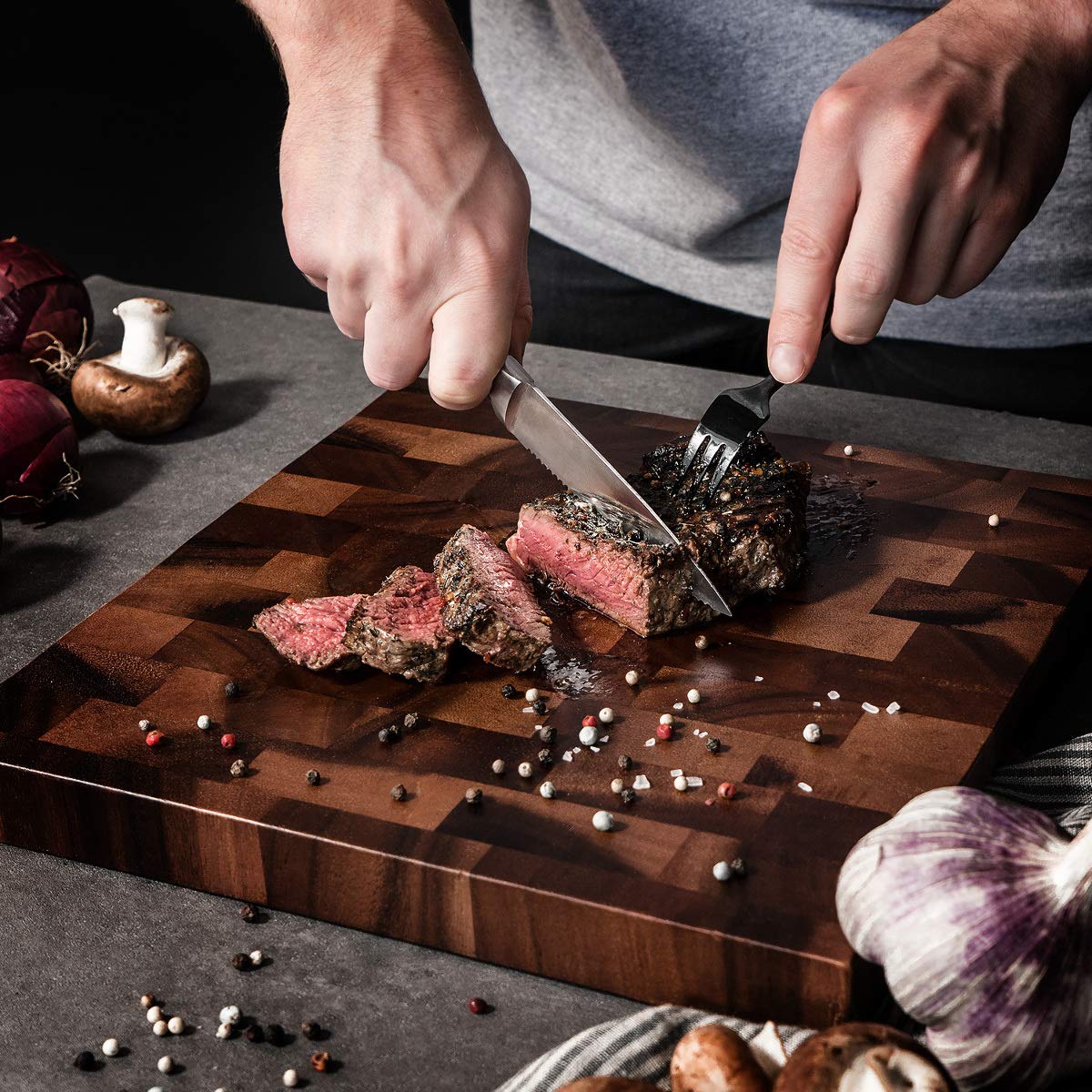 navaris-steakmesser-set-6-tlg-holzgriff-wellenschliff-geschenkbox image 2