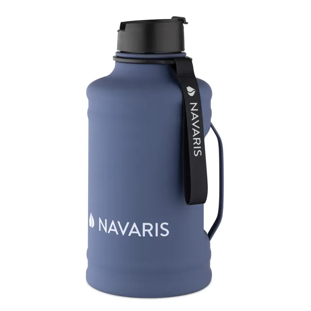 navaris-sport-wellness-2-2-liter-trinkflasche-edelstahl-mit-griff-2 image 1