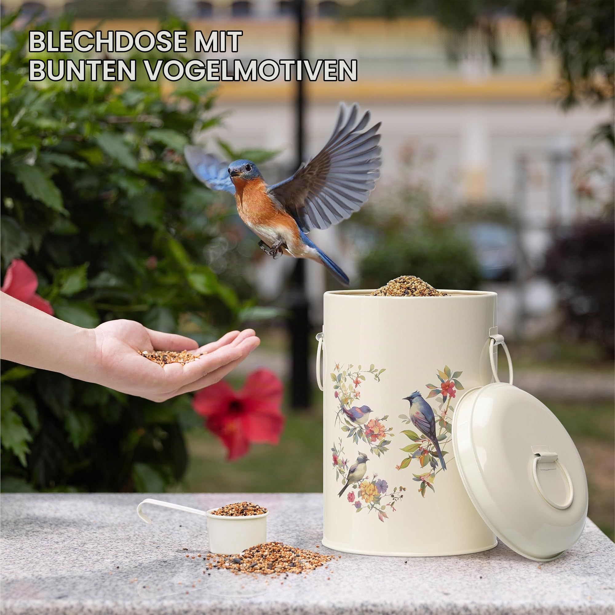 navaris-animals-futterbeh-lter-4-9l-vogel-mit-l-ffel image 2