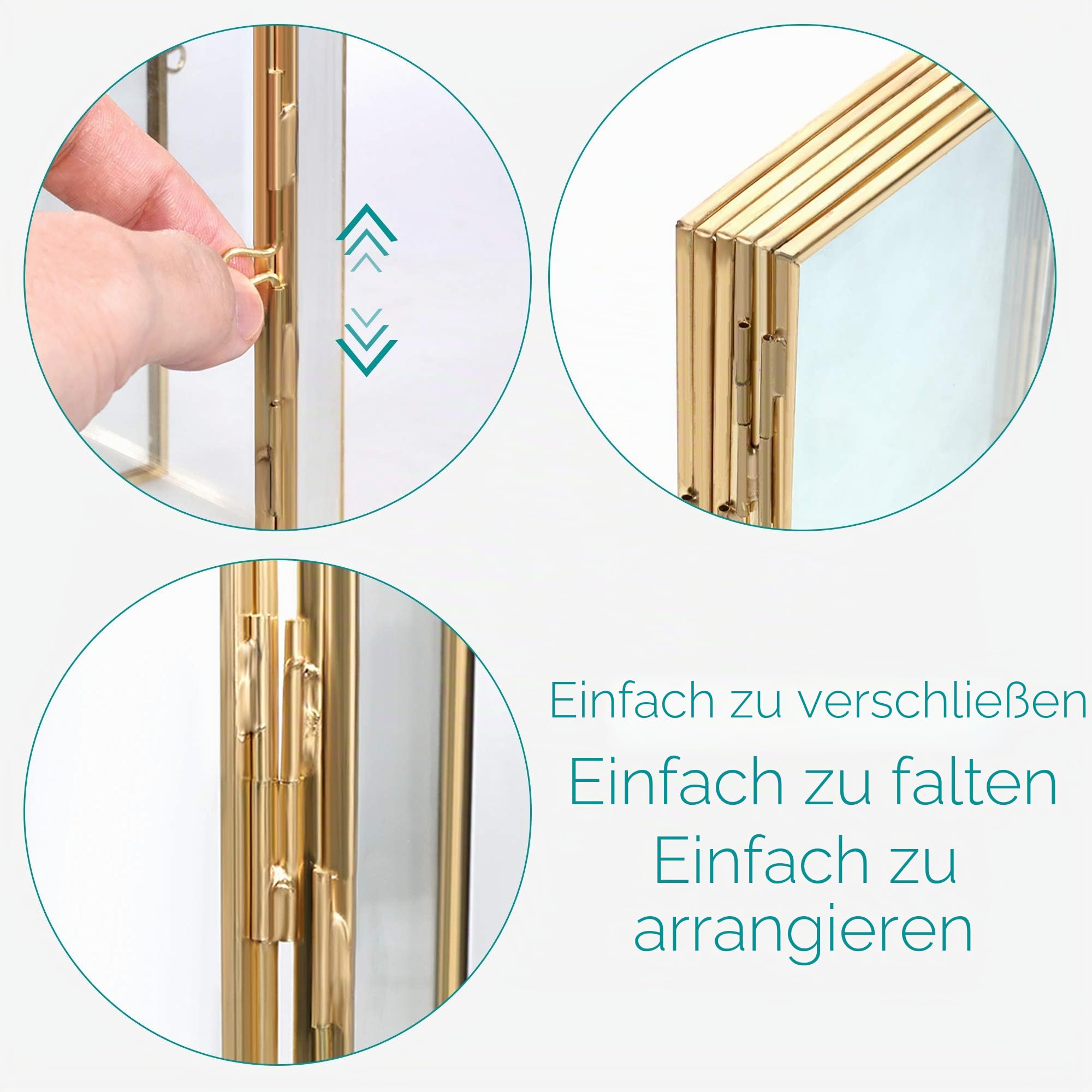 navaris-bilderrahmen-klappbilderrahmen-xs-gold-6-bilder-10x15 image 5