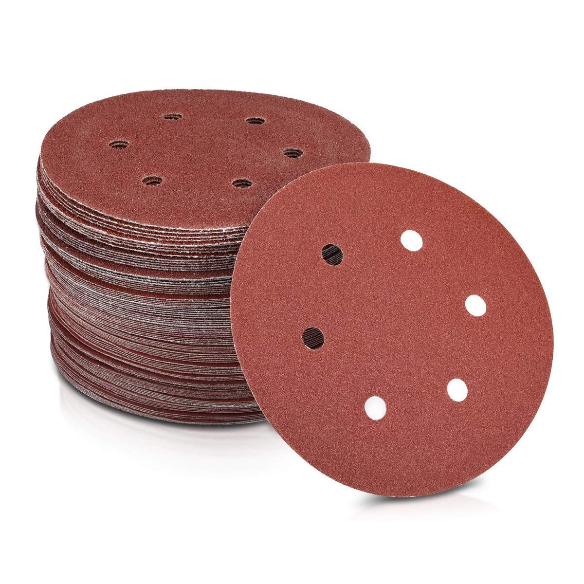 navaris-schleifpapier-150mm-klett-100er-set-p40-400-holz-metall image 8