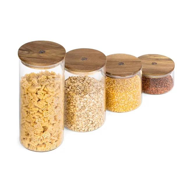 navaris-kitchen-vorratsgl-ser-4er-set-akaziendeckel-luftdicht image 1