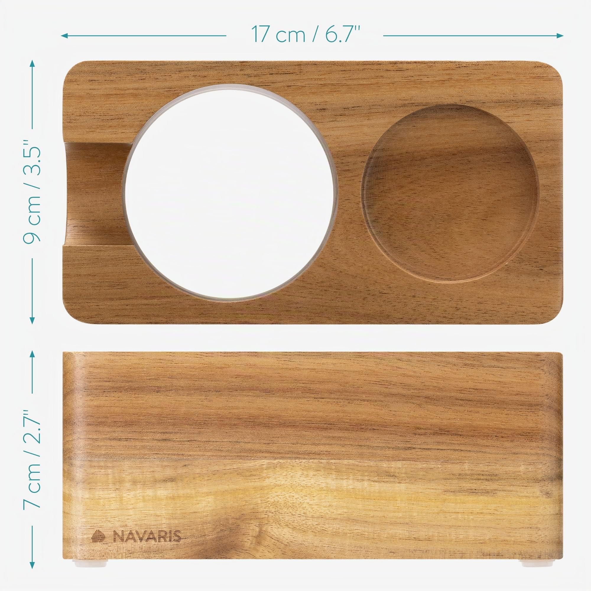navaris-tamperstation-58mm-tamperhalter-akazienholz-natur image 6