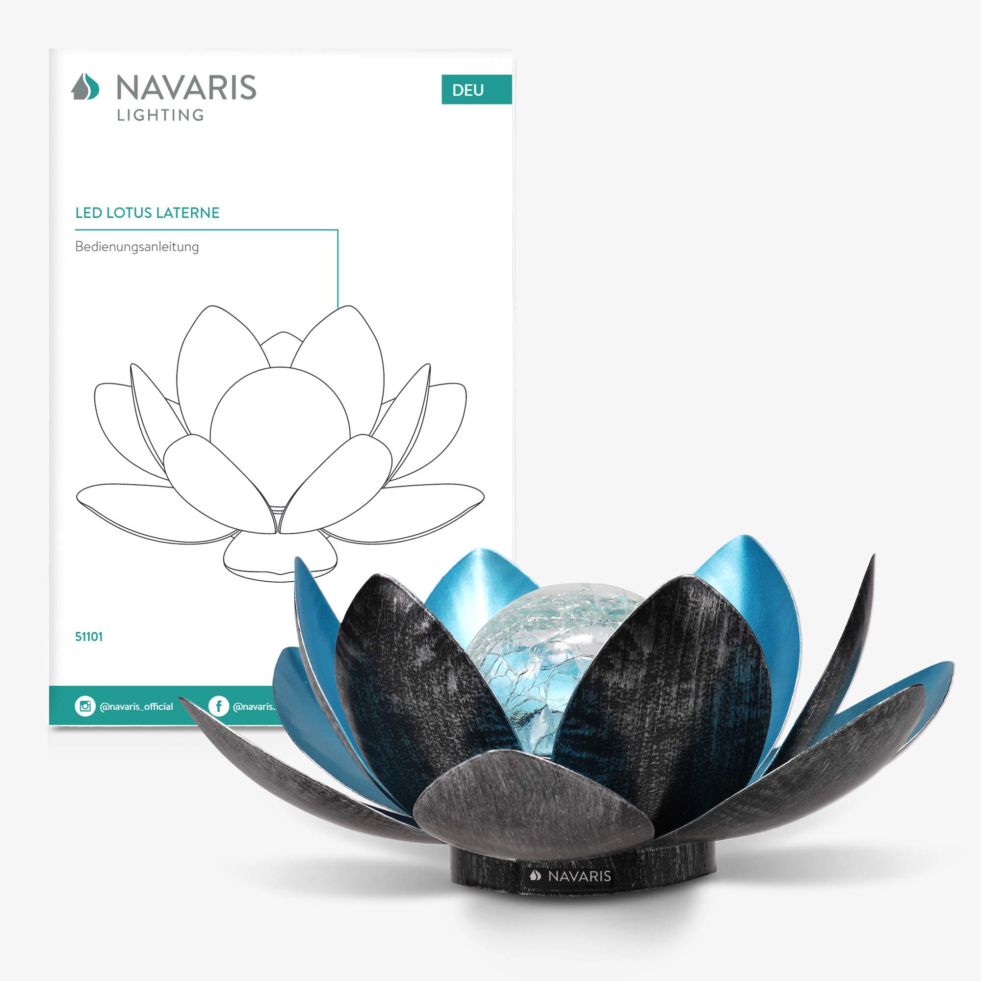 navaris-lighting-solar-lotus-laterne-kaltwei-f-r-garten image 7