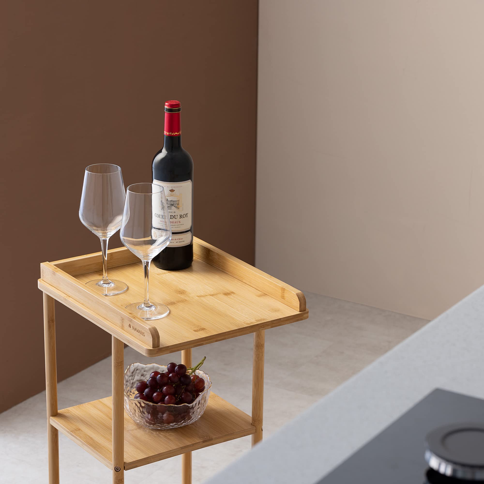 navaris-living-beistelltisch-bambus-mit-rollen-61-cm image 3