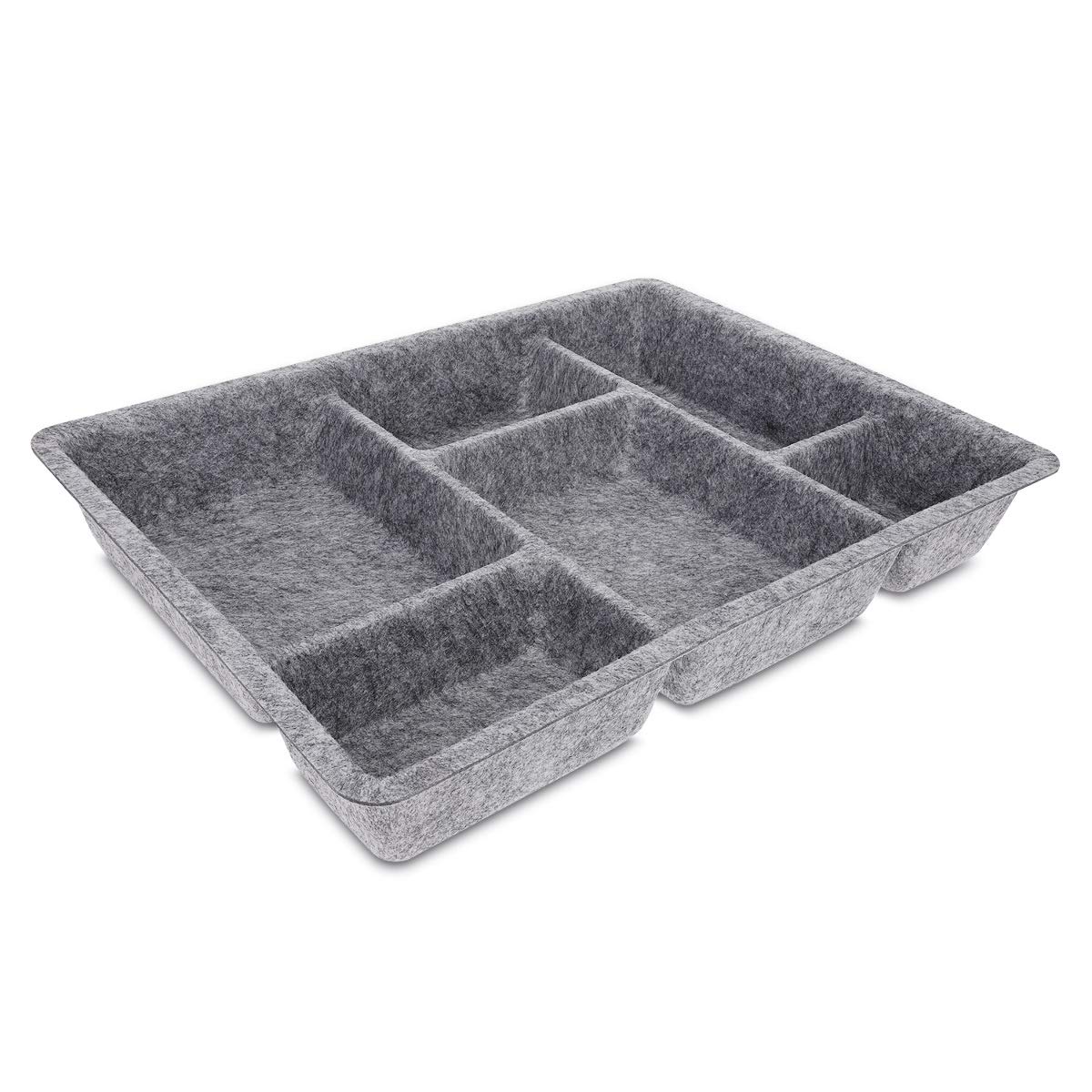 navaris-schubladen-organizer-filzeinsatz-ordnungssystem-grau image 4