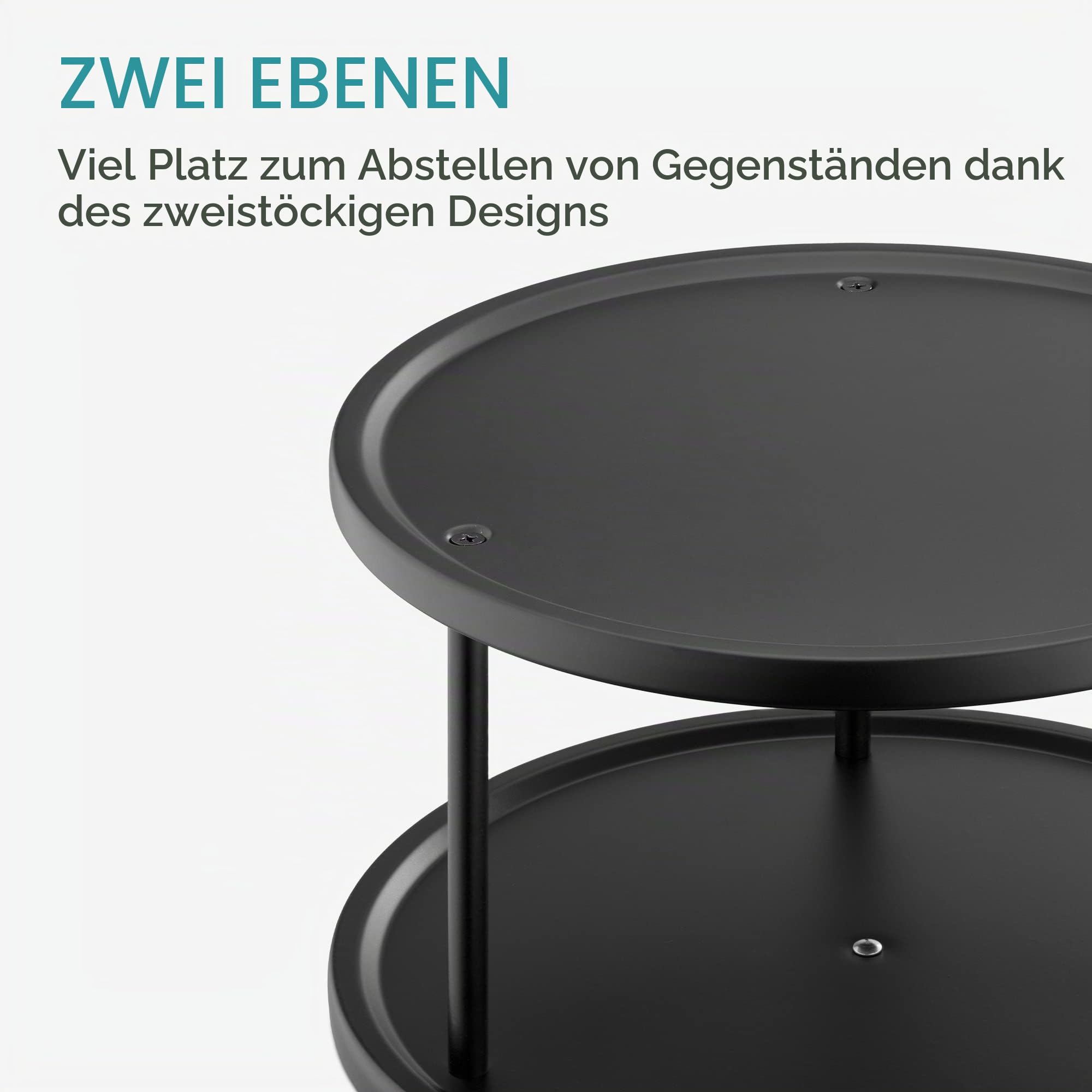 navaris-drehteller-k-che-2-etagen-26-5-cm-lazy-susan-metall image 5