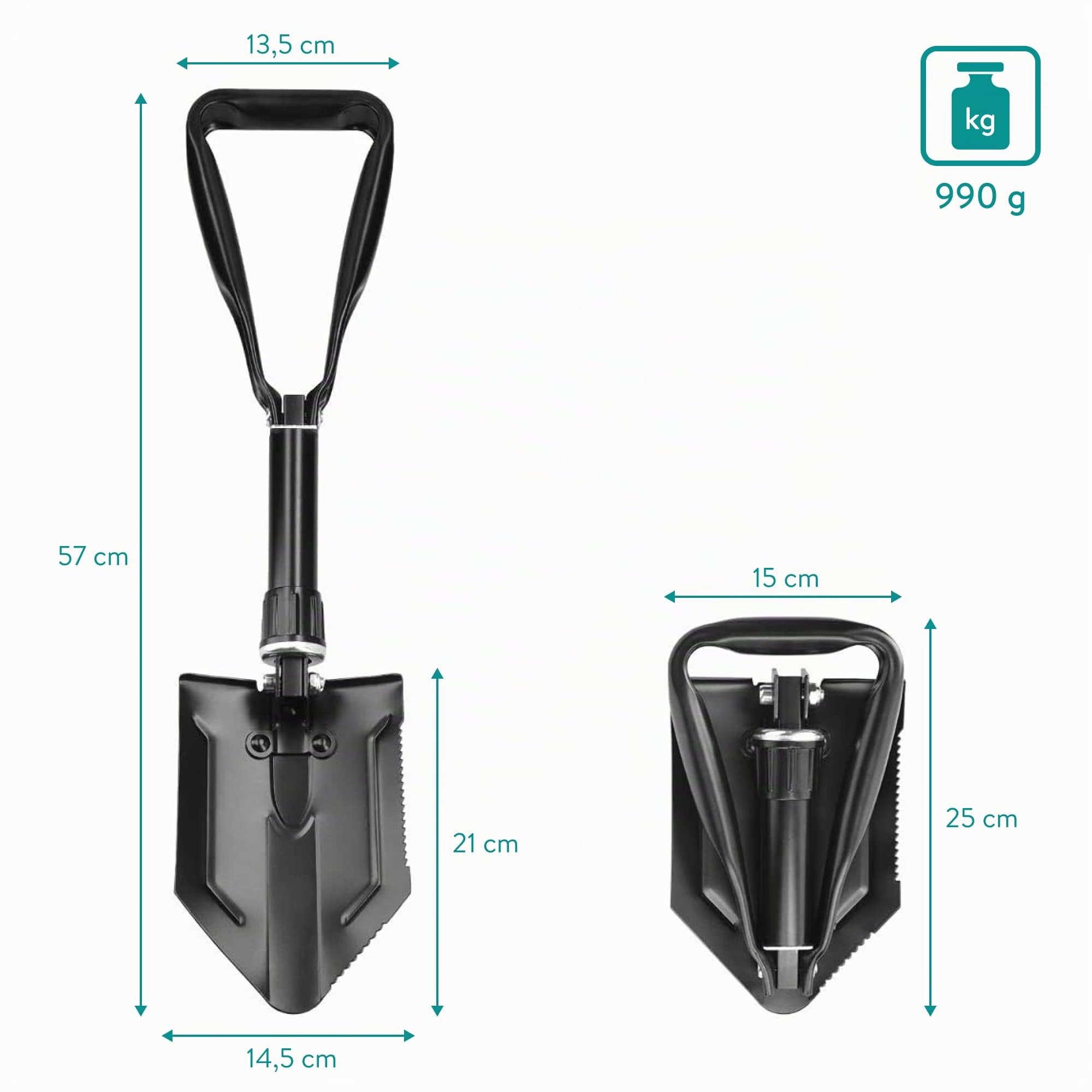 navaris-klappspaten-camping-schaufel-mit-tasche-metall image 4