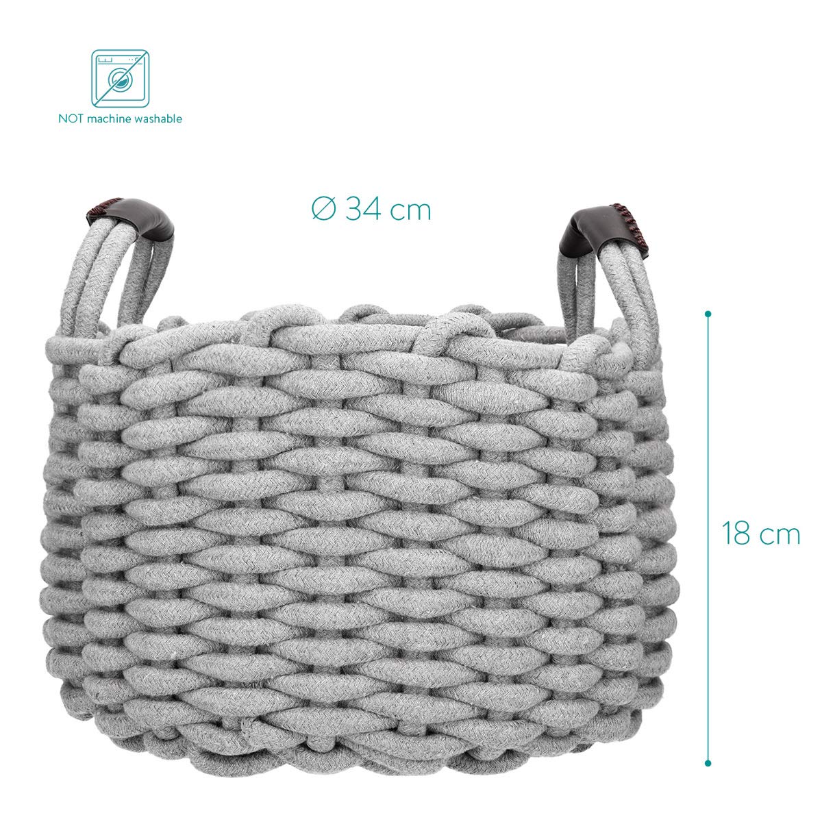 navaris-animals-katzenkorb-stoff-mit-kissen-korboptik-34-cm image 4