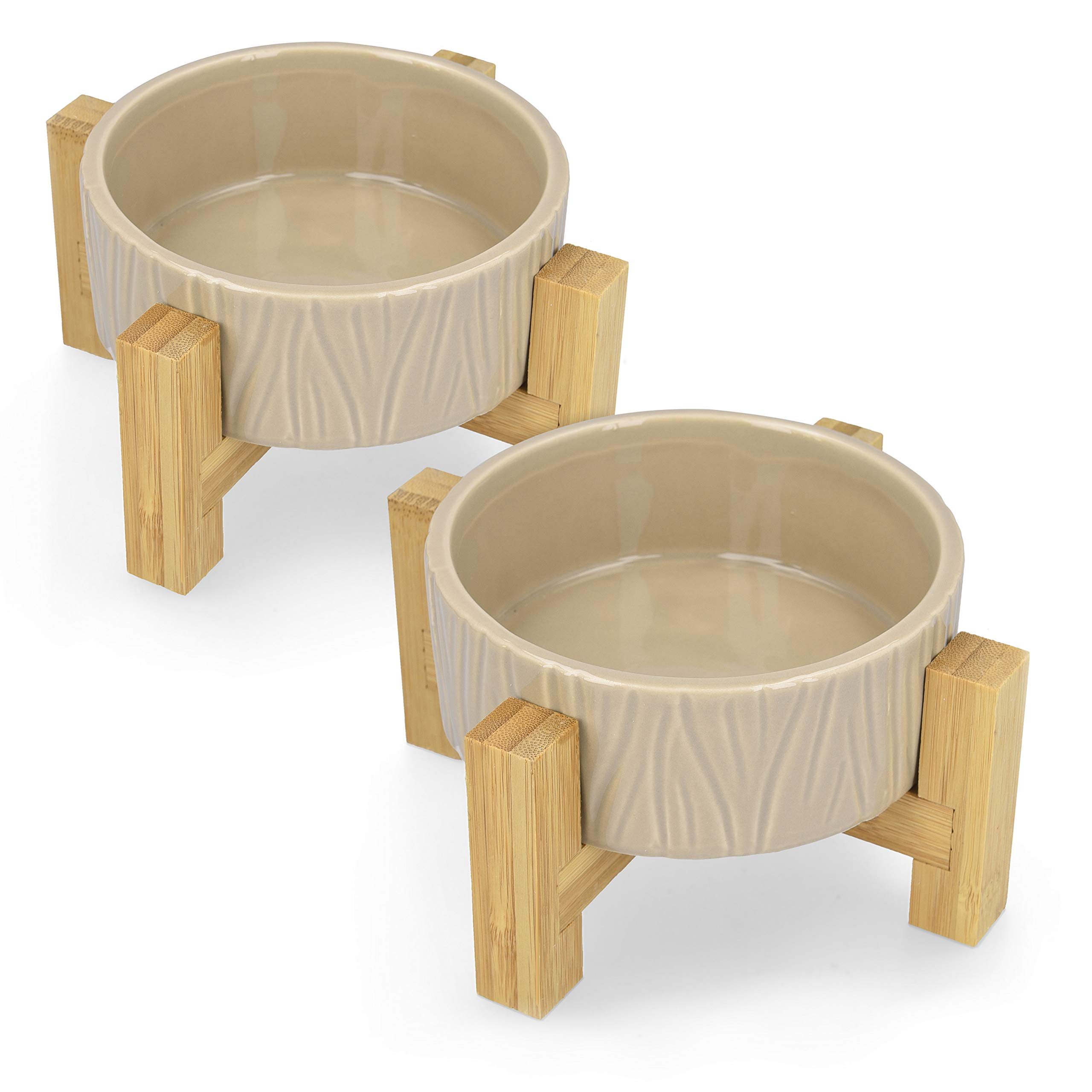 navaris-animals-futternapf-katze-keramik-2x-400-ml-beige image 5