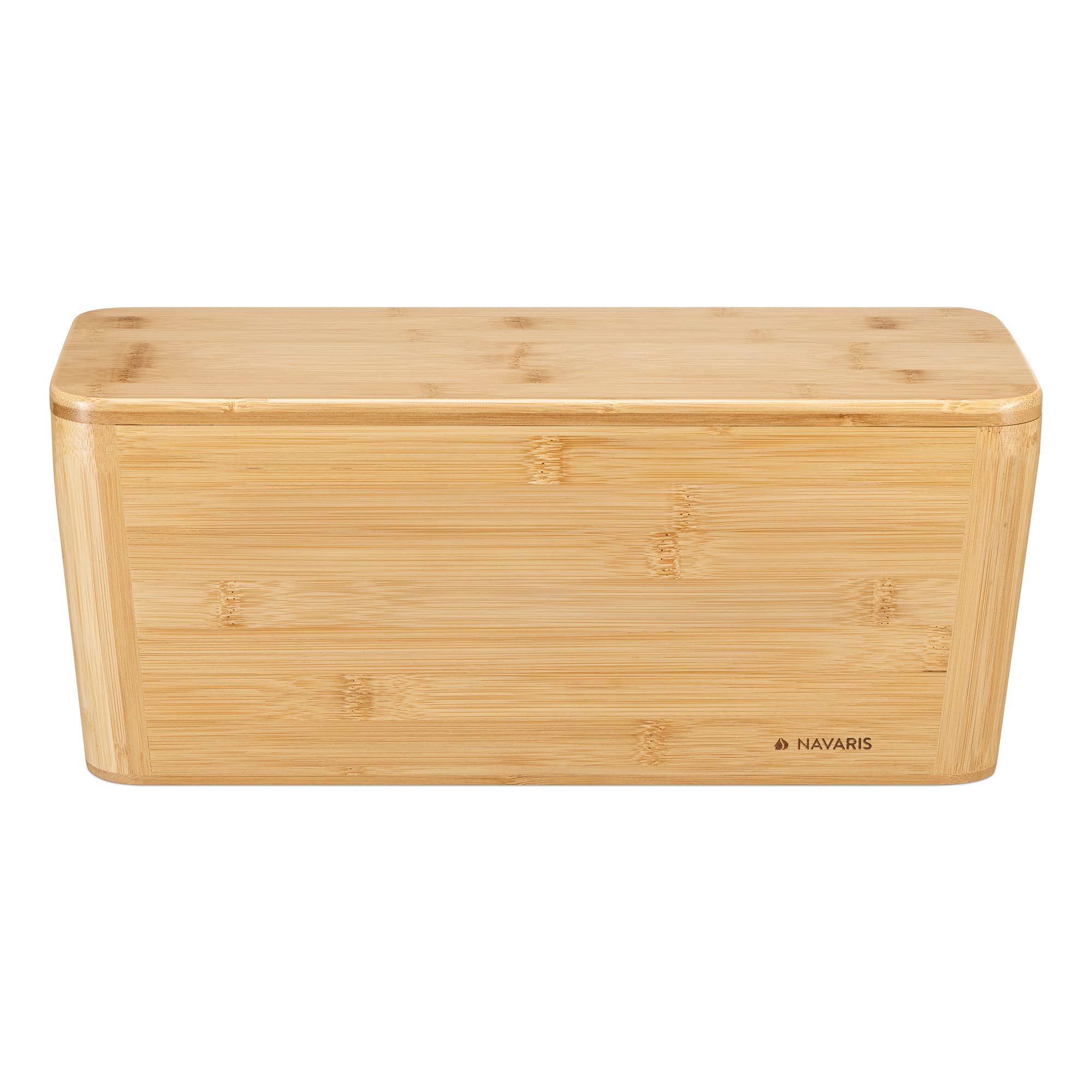 navaris-kabelbox-bambus-xl-39x16x16-cm-braun-mit-deckel image 7