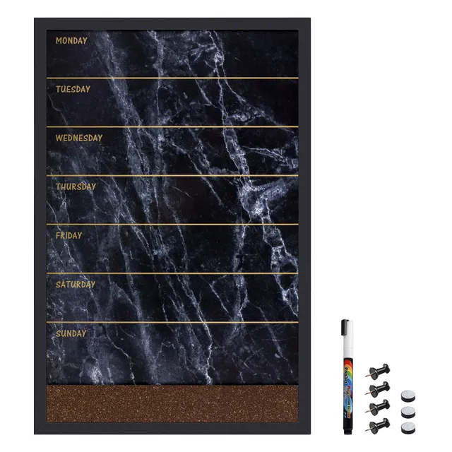 navaris-kombitafel-magnettafel-pinnwand-60x40-mit-zubeh-r image 1