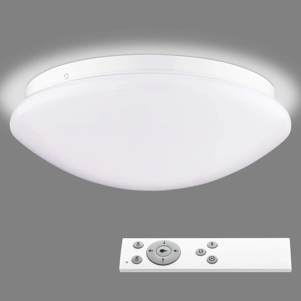 navaris-lighting-led-deckenleuchte-milchglas-12w-26-cm-dimmbar image 1
