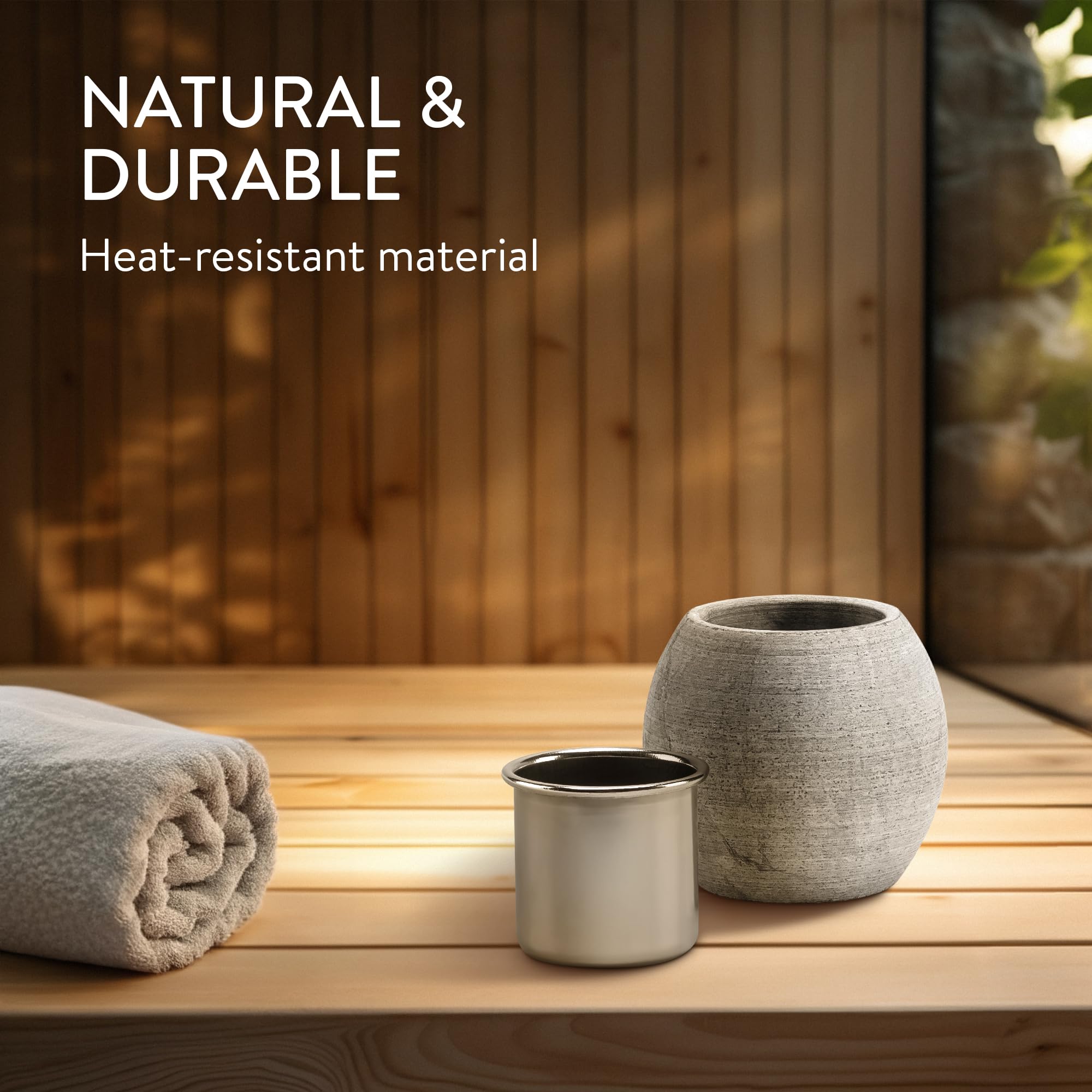 navaris-sauna-verdampferschale-speckstein-5cm-mit-edelstahl image 2