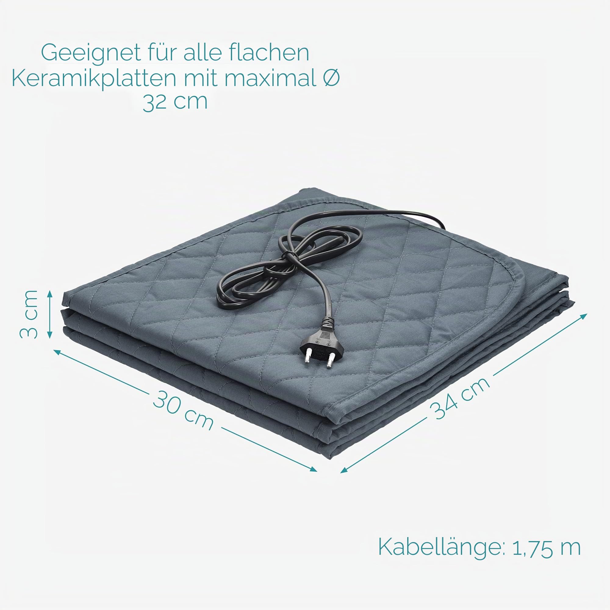 navaris-kitchen-tellerw-rmer-elektrisch-grau-xxl-10-teller image 4