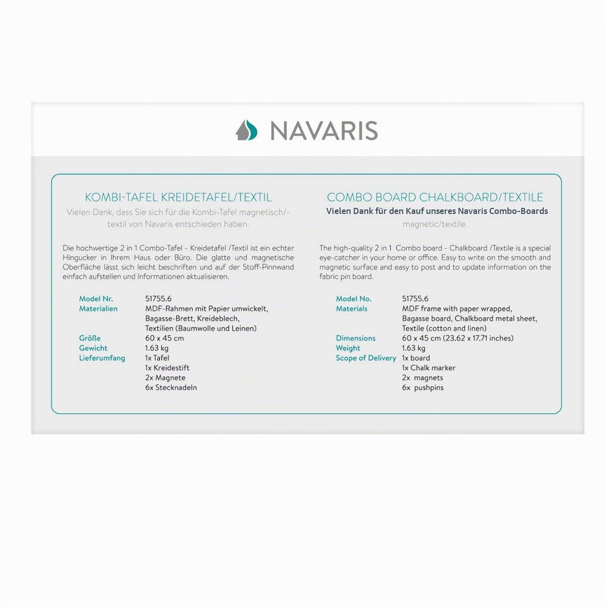navaris-office-hobby-kombitafel-60x45cm-magnet-kreide-stoff image 7