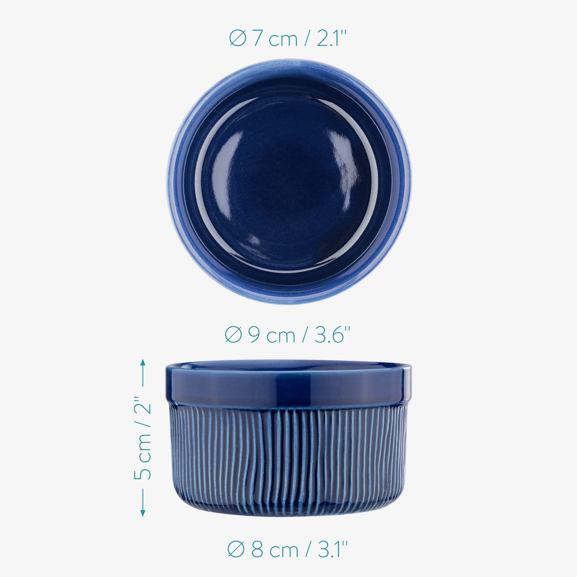 navaris-kitchen-souffl-f-rmchen-6er-set-steingut-dunkelblau image 6
