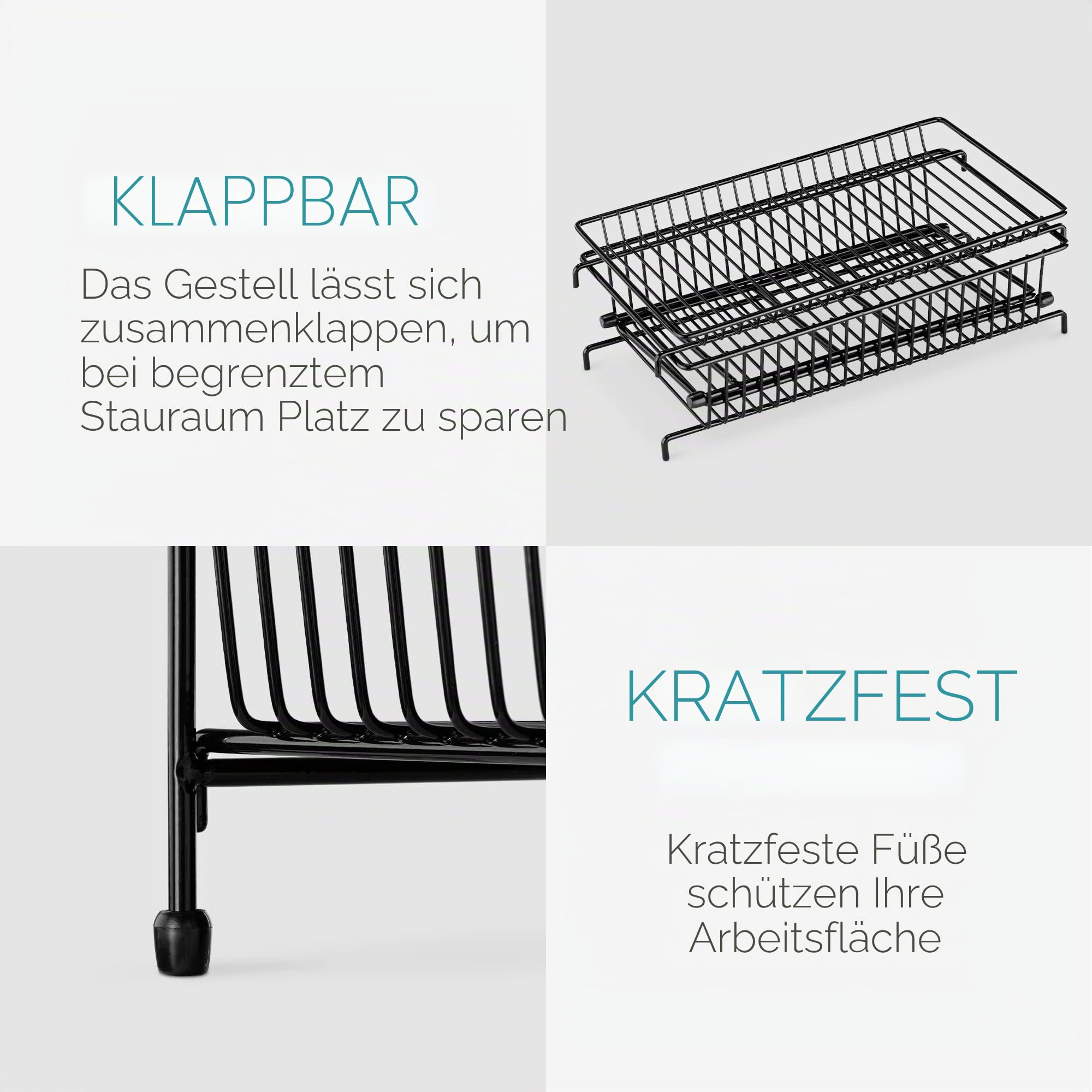 navaris-kitchen-gew-rzregal-2-etagen-schwarz-metall image 4