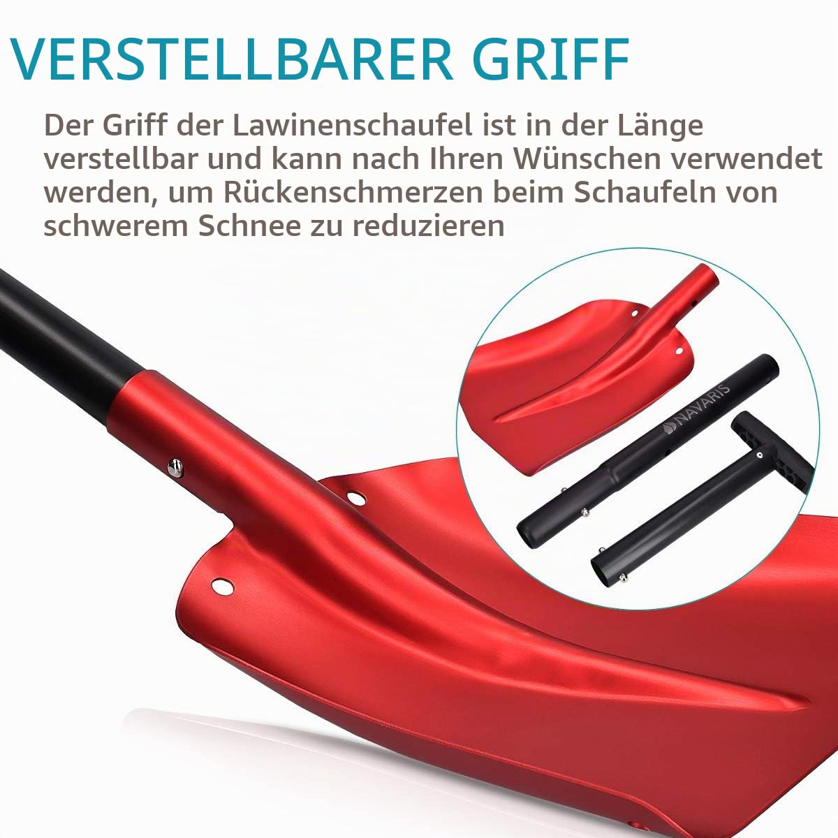 navaris-lawinenschaufel-alu-80cm-klappbar-rot-schwarz-tasche image 6