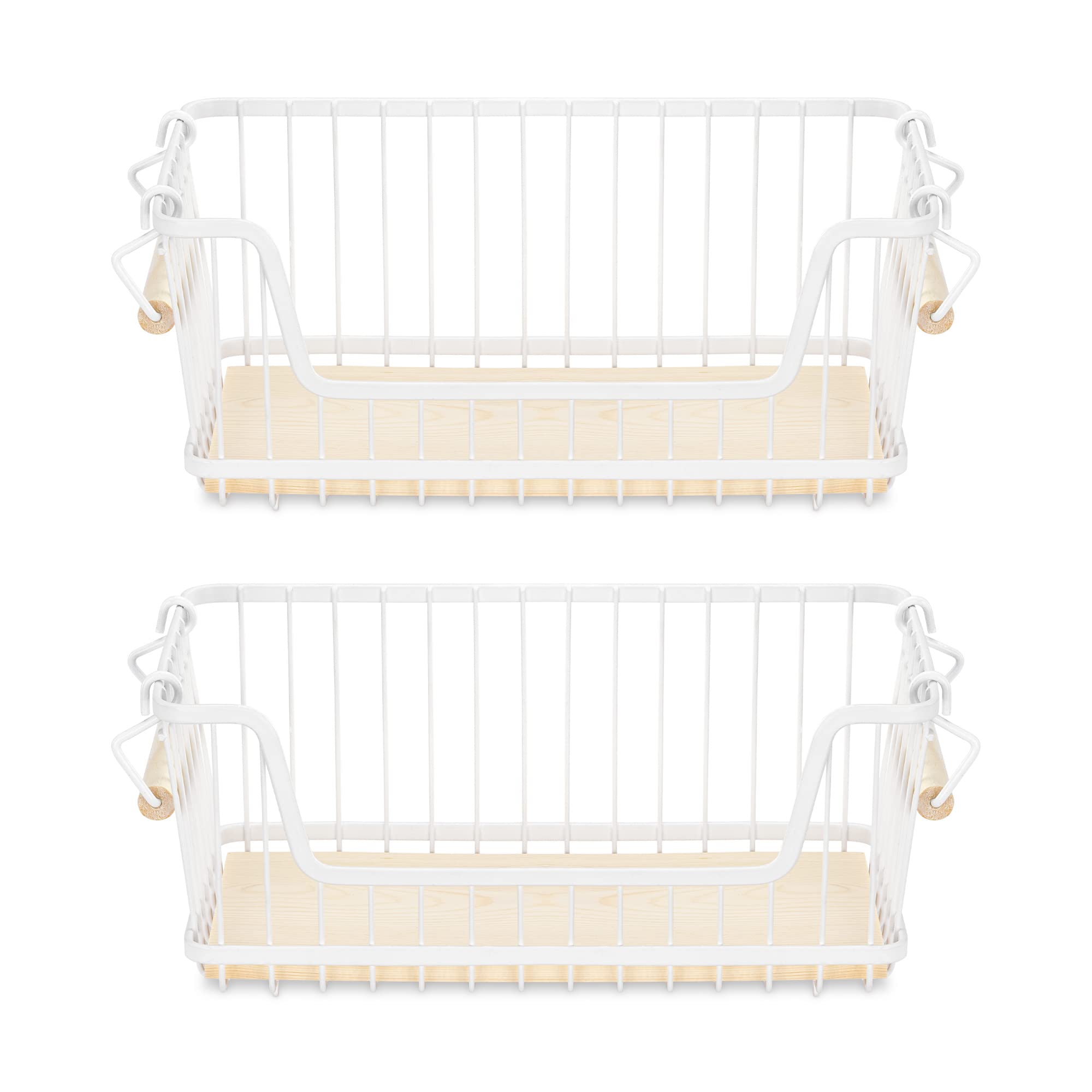 navaris-kitchen-metallk-rbe-wei-2er-set-stapelbar-31-cm image 7