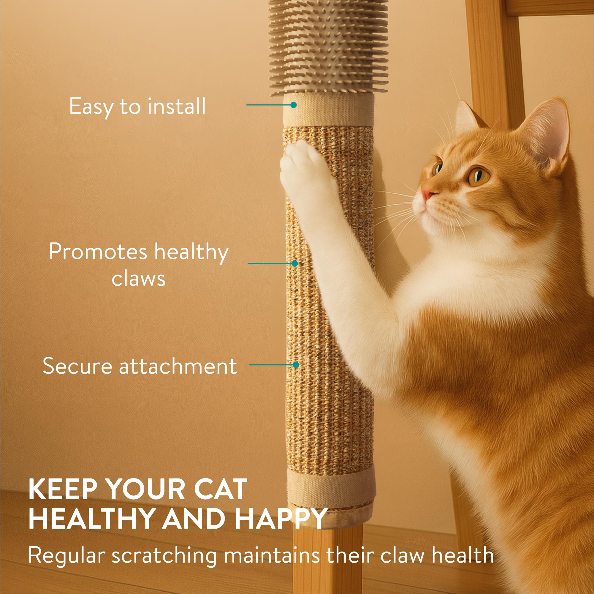 navaris-animals-kratzbrett-katze-sisal-mit-b-rste image 4