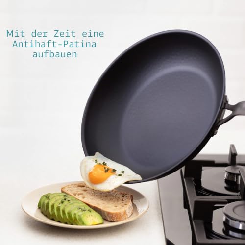 navaris-karbonstahl-pfanne-28-cm-bratpfanne-eingebrannt image 8