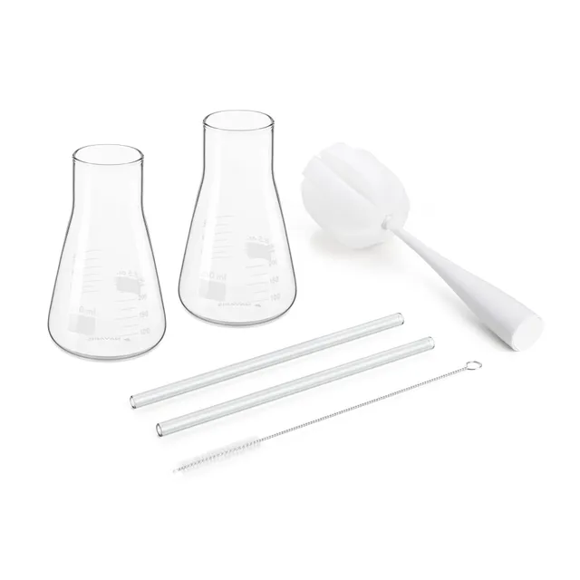 navaris-kitchen-laborgl-ser-2er-set-250-ml-strohhalm image 1