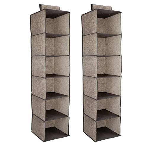 navaris-living-stoffregal-braun-2er-set-6-f-cher-h-ngeaufbewahrung image 7