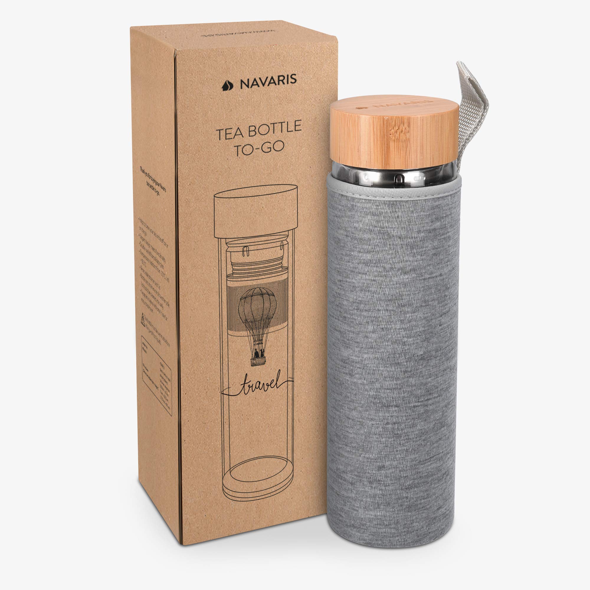 navaris-kitchen-teeflasche-glas-450ml-doppelwandig-mit-sieb image 6