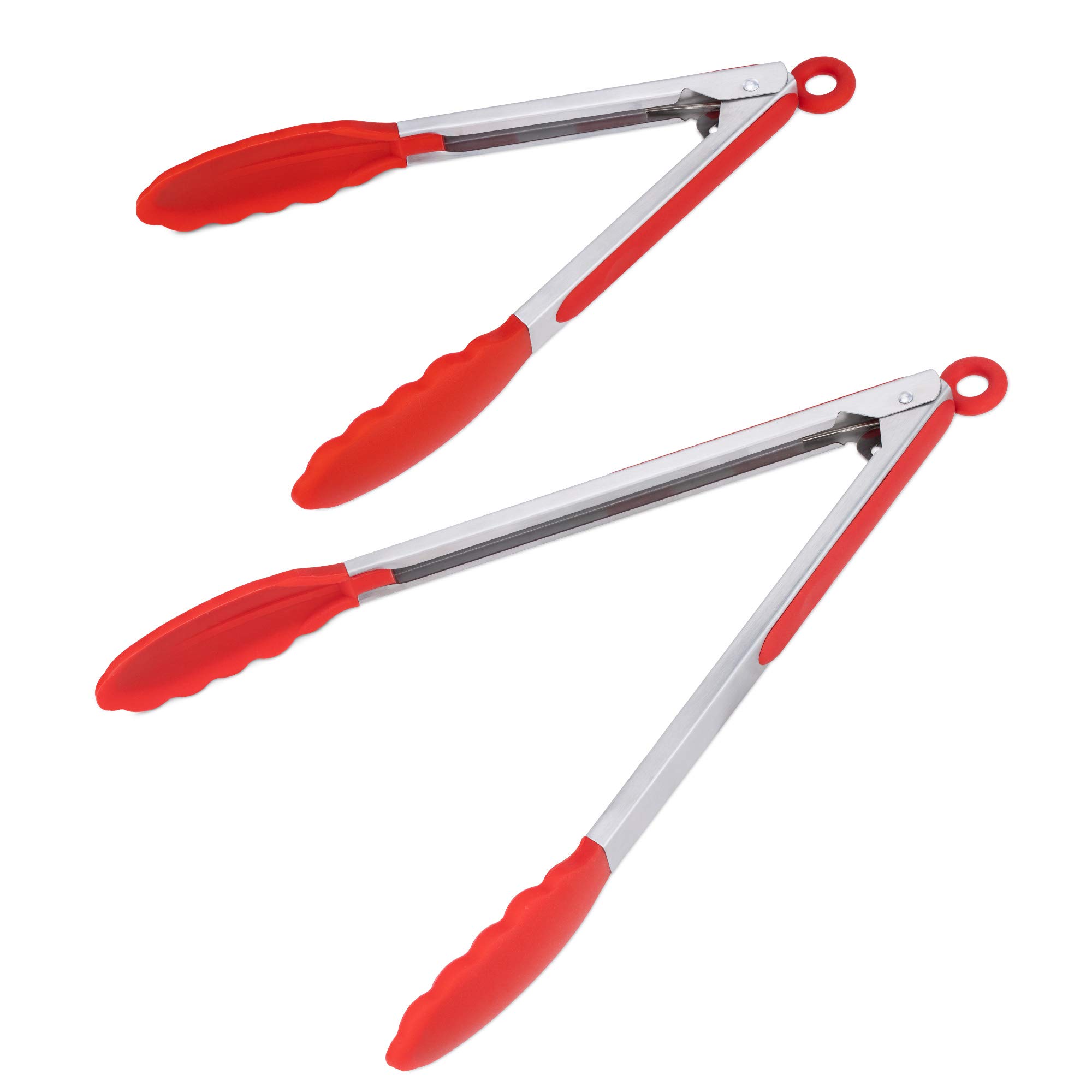navaris-kitchen-k-chenzange-edelstahl-23-30cm-silikon-rot image 6