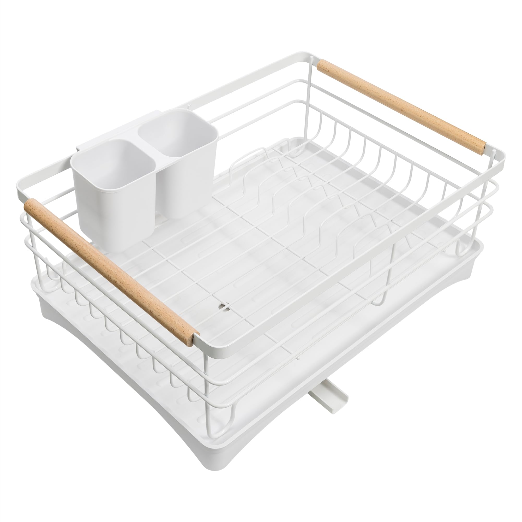 navaris-kitchen-abtropfgestell-wei-f-r-teller-besteck image 1
