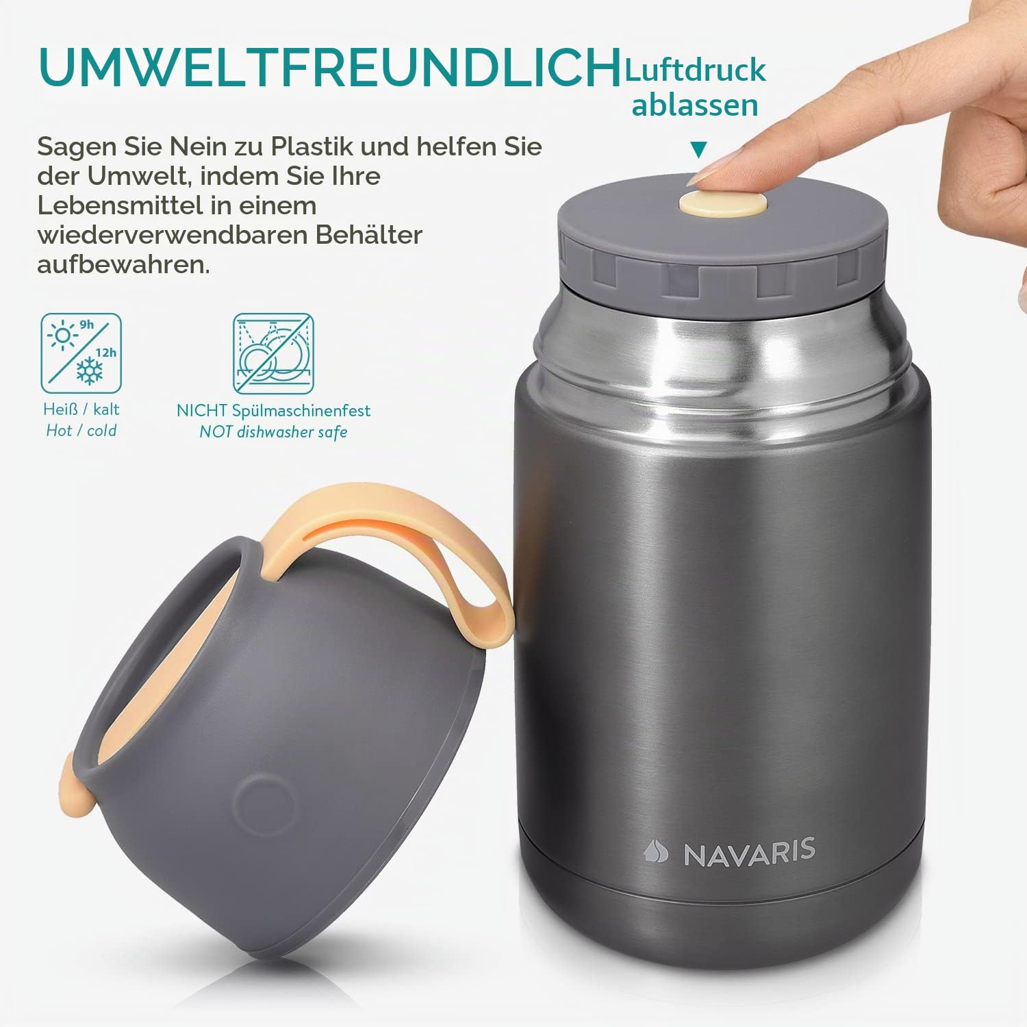 navaris-kitchen-thermobeh-lter-650ml-edelstahl-grau image 3