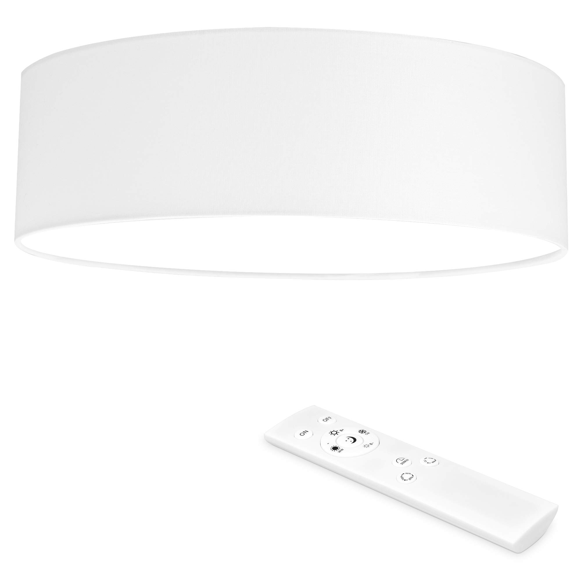 navaris-lighting-led-deckenleuchte-40-cm-rund-wei-dimmbar image 7
