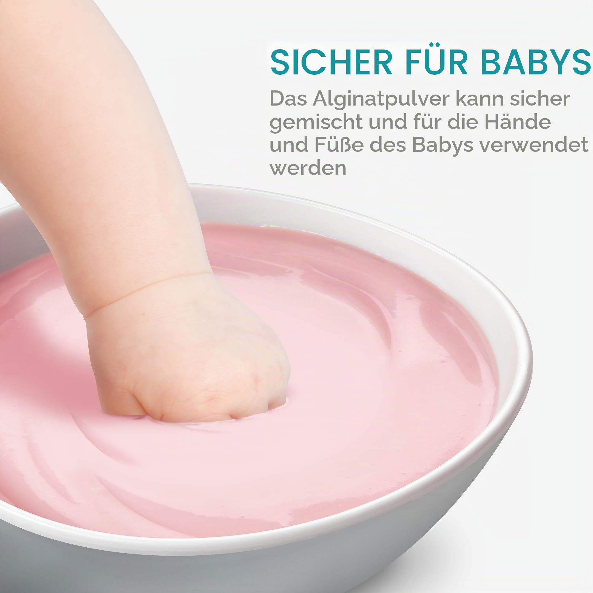 navaris-3d-abformset-gipsabdruck-baby-h-nde-f-e-hautvertr-glich image 2