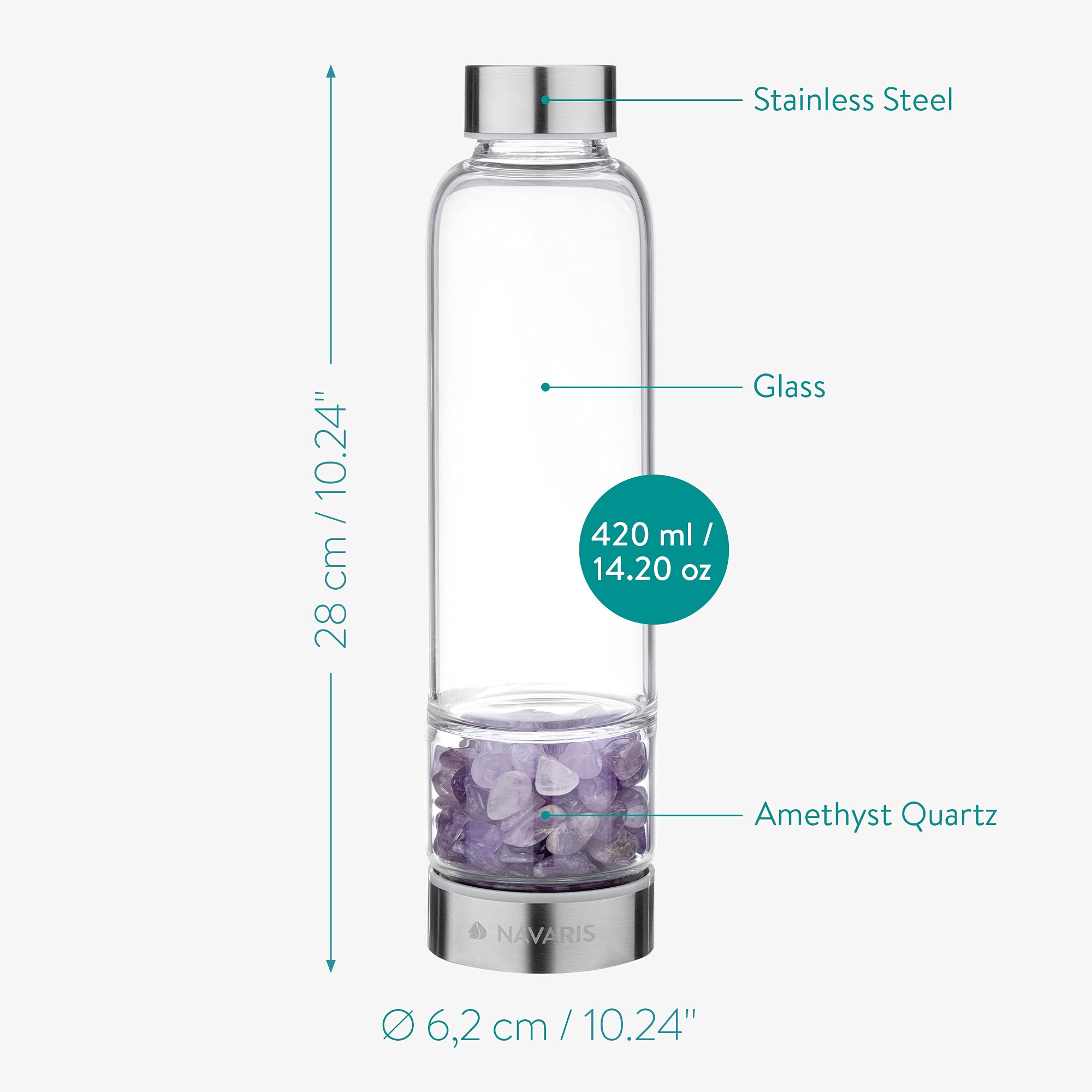 navaris-edelstein-wasserflasche-420ml-trinkflasche-amethyst image 3